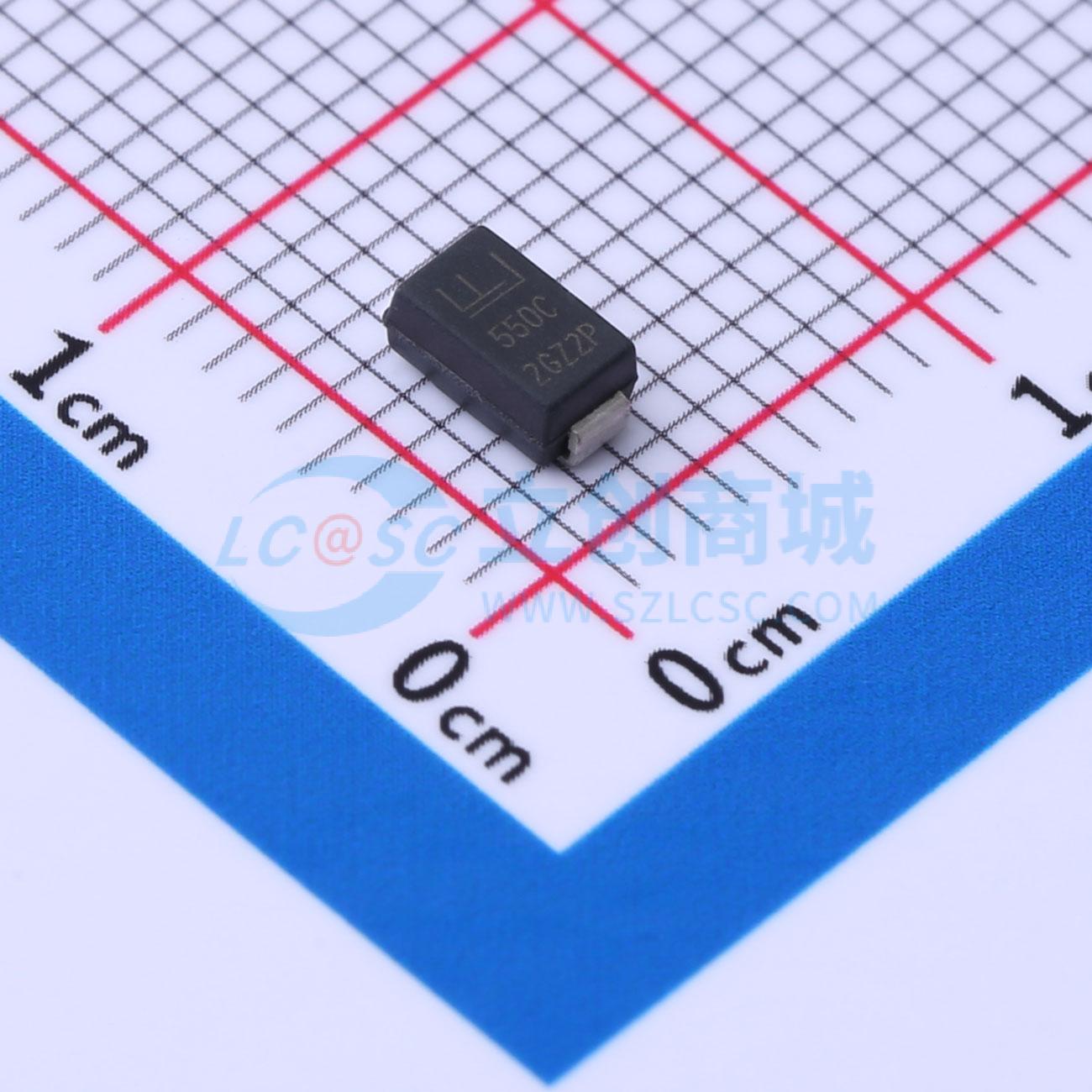 点击查看大图 P4SMA550CA实物图