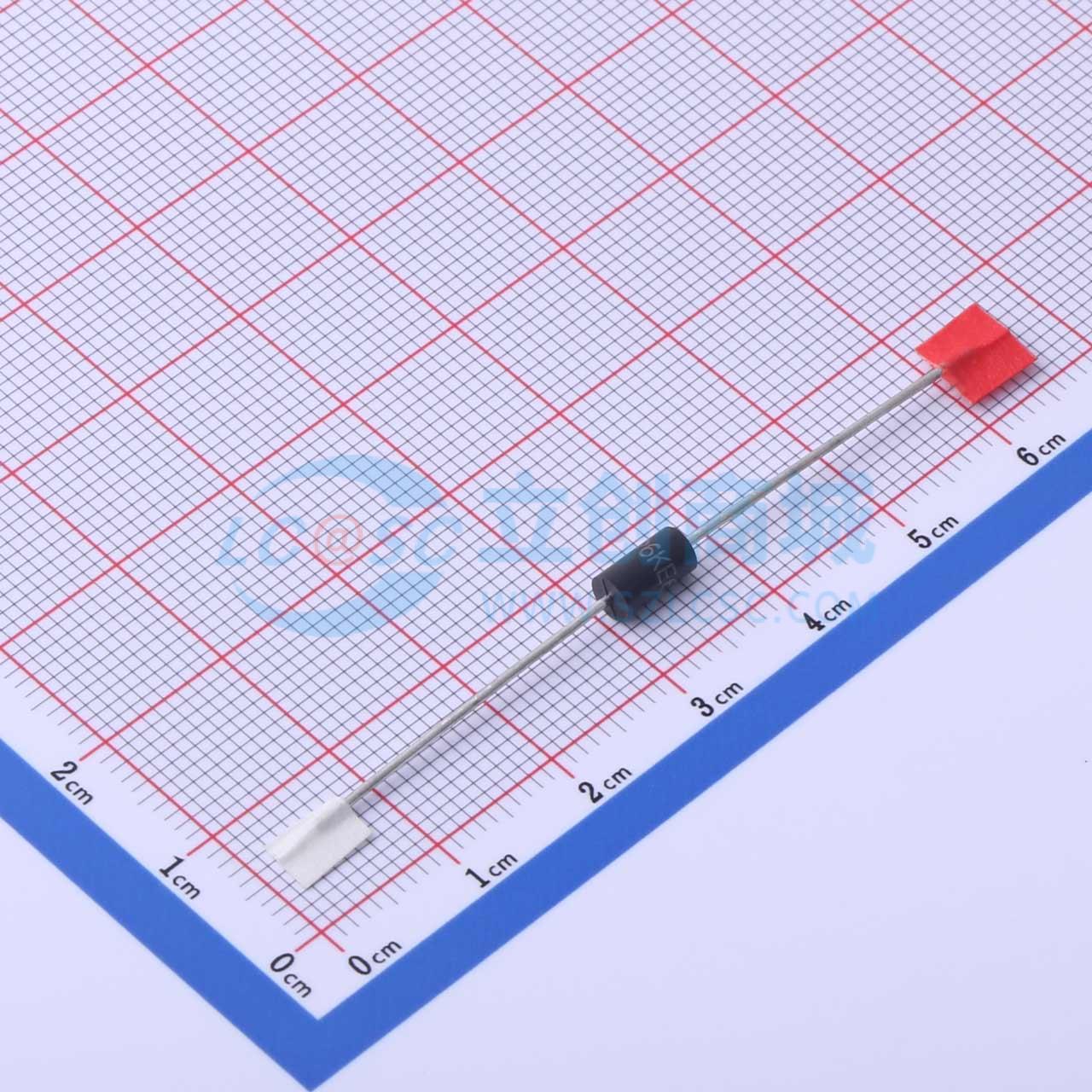 点击查看大图 P6KE6.8CA实物图