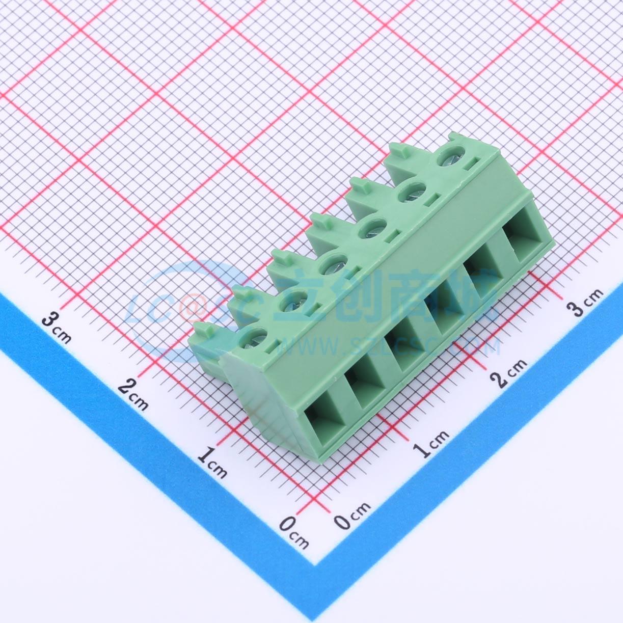 点击查看大图 DB1EK-5.08-6P-GN-S实物图