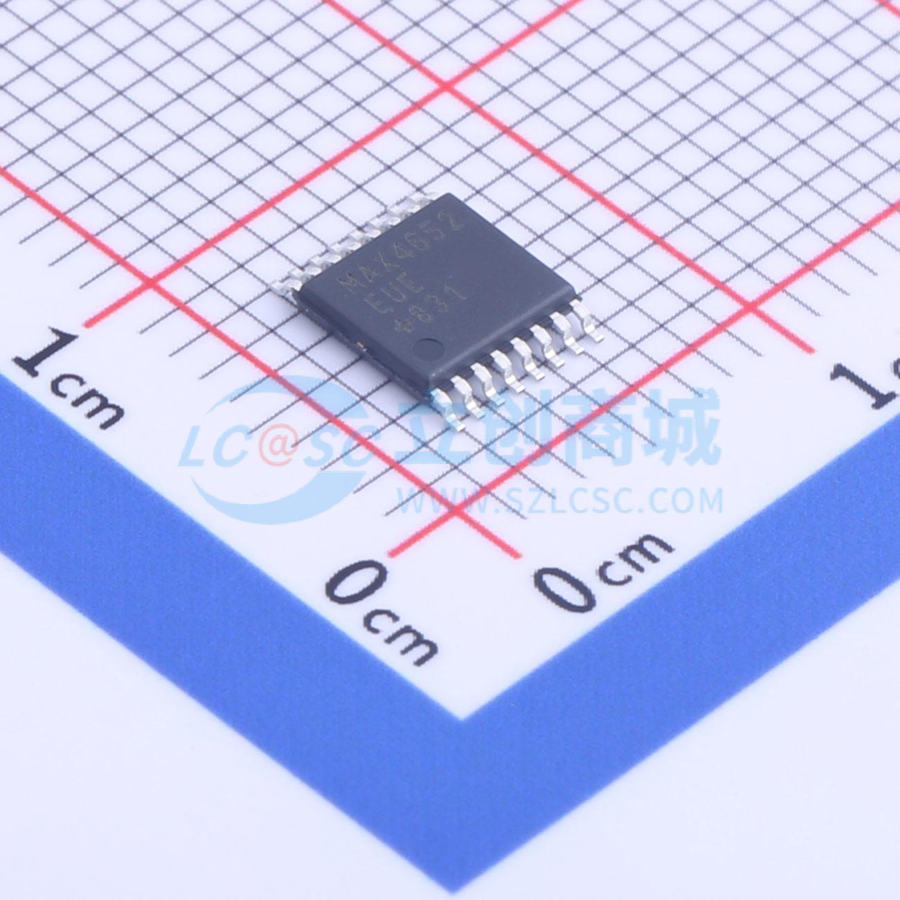 MAX4652EUE+T实物图