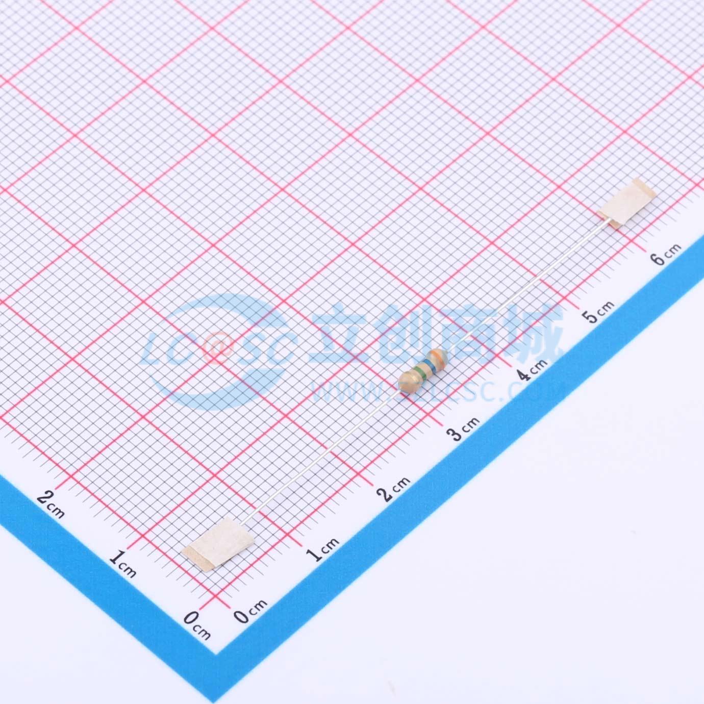 点击查看大图 CR1/4W-3M6±5%-ST52实物图