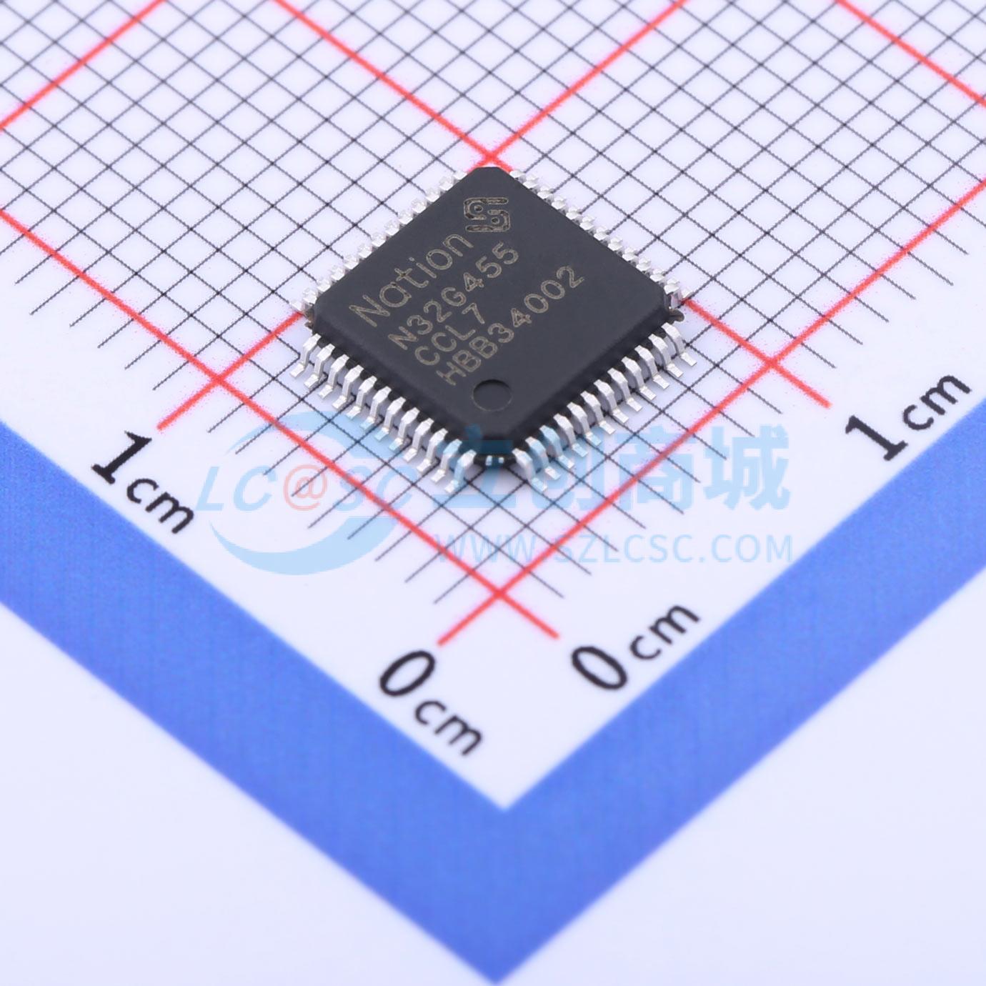 点击查看大图 N32G455CCL7实物图