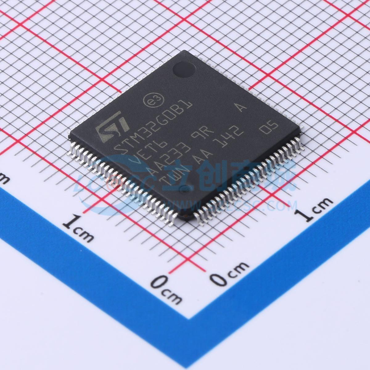 点击查看大图 STM32G0B1VET6实物图