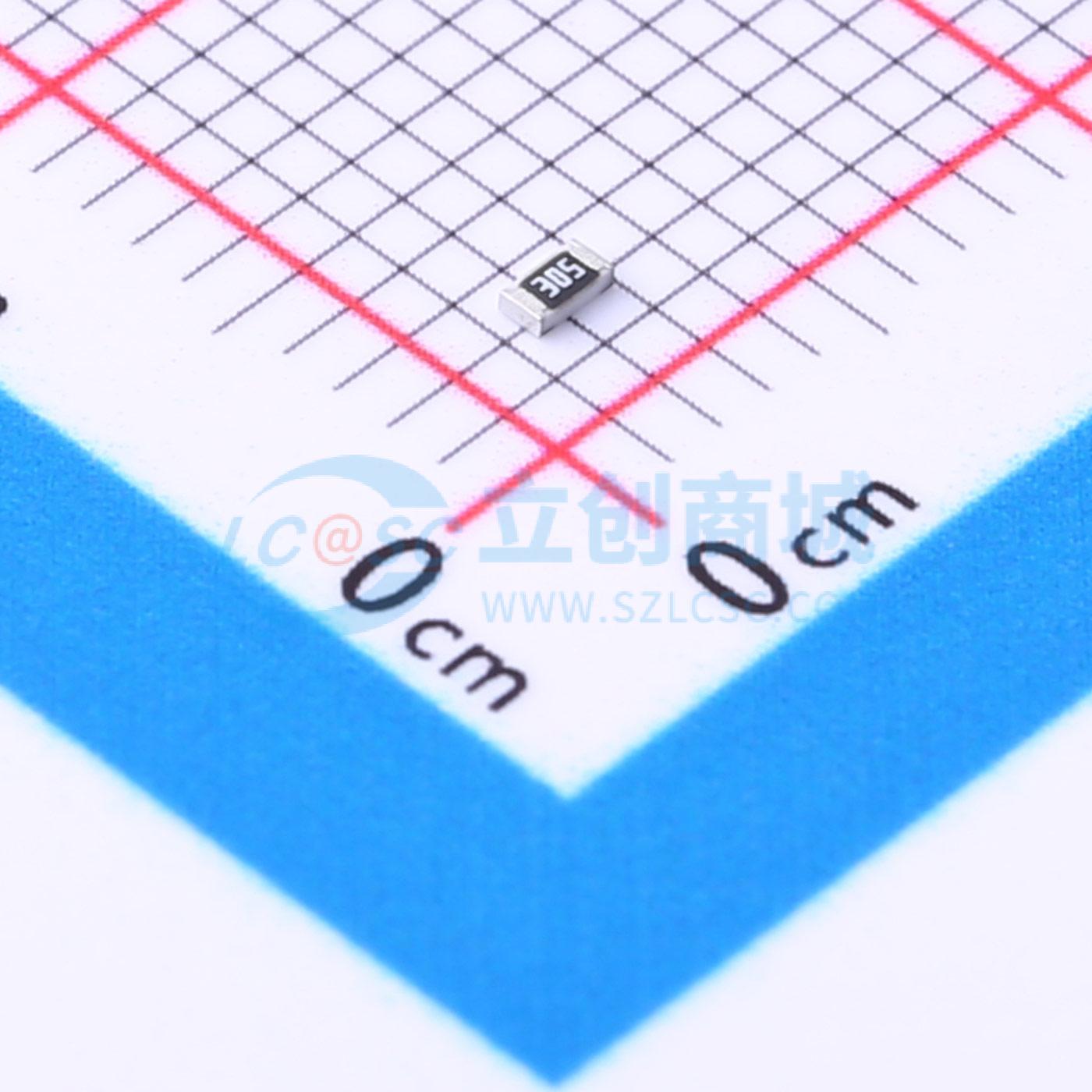 点击查看大图 FRC0603J305 TS实物图