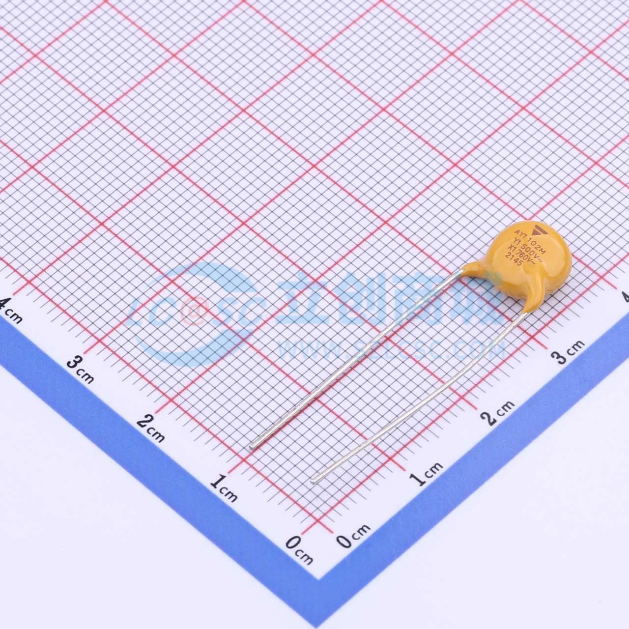 点击查看大图 AY1102M37Y5UC63L0实物图