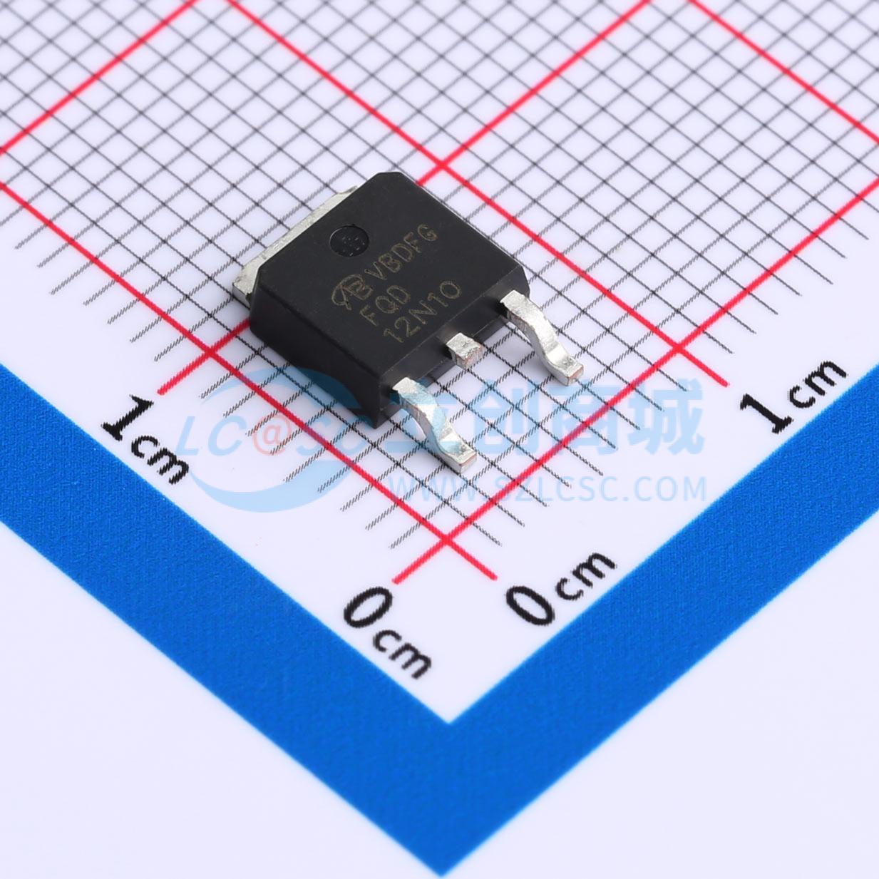 点击查看大图 FQD12N10-VB实物图