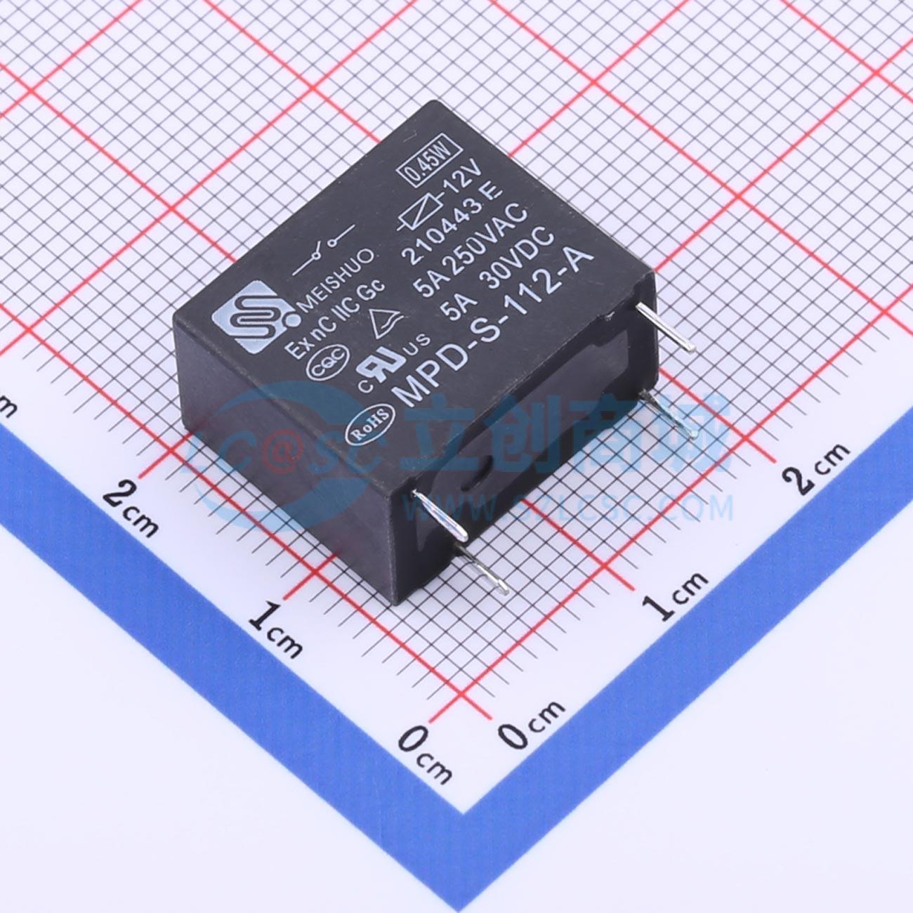 点击查看大图 MPD-S-112-A(0.45W5A)实物图