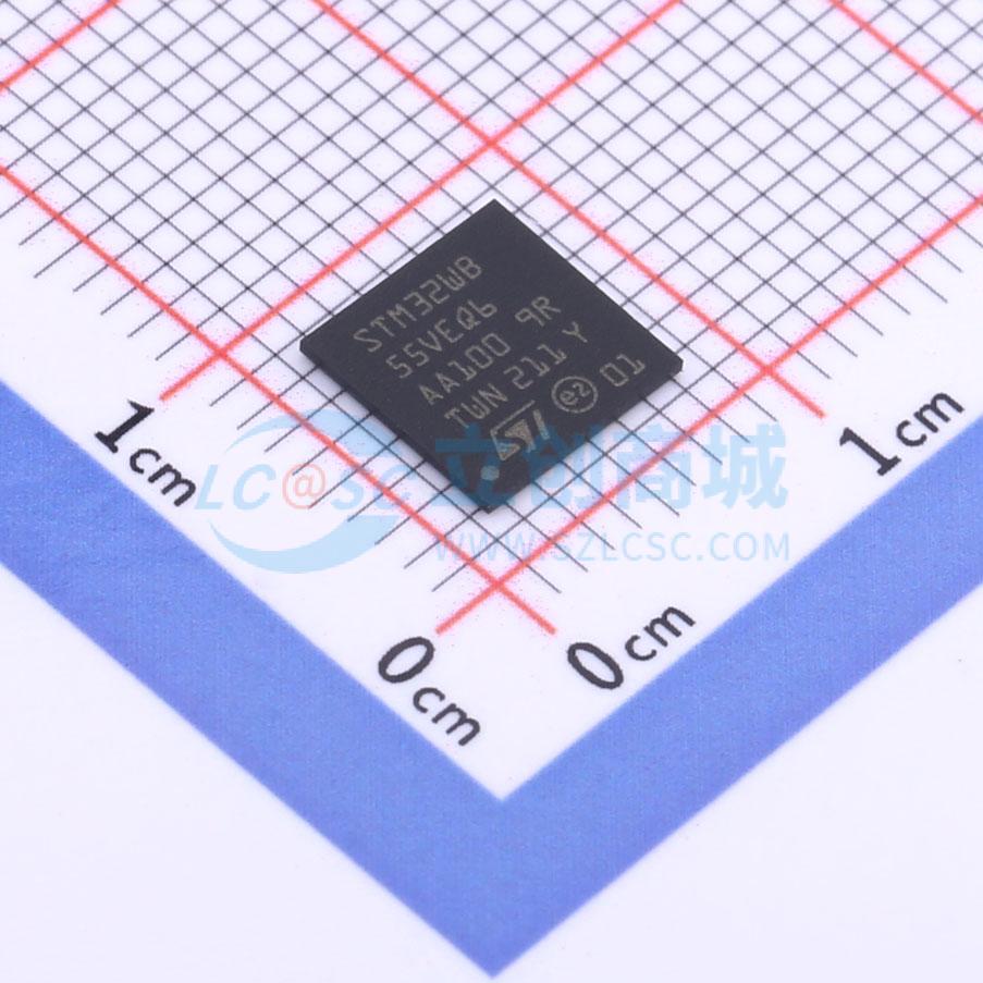 STM32WB55VEQ6实物图