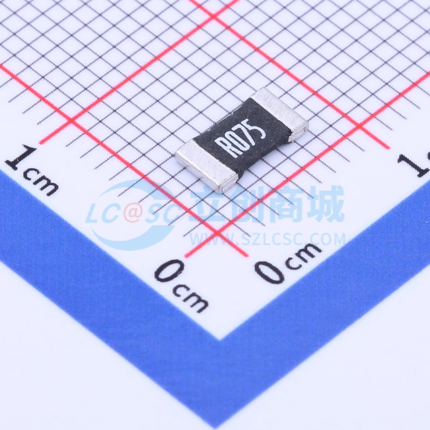 点击查看大图 LR2512-21R075F4实物图