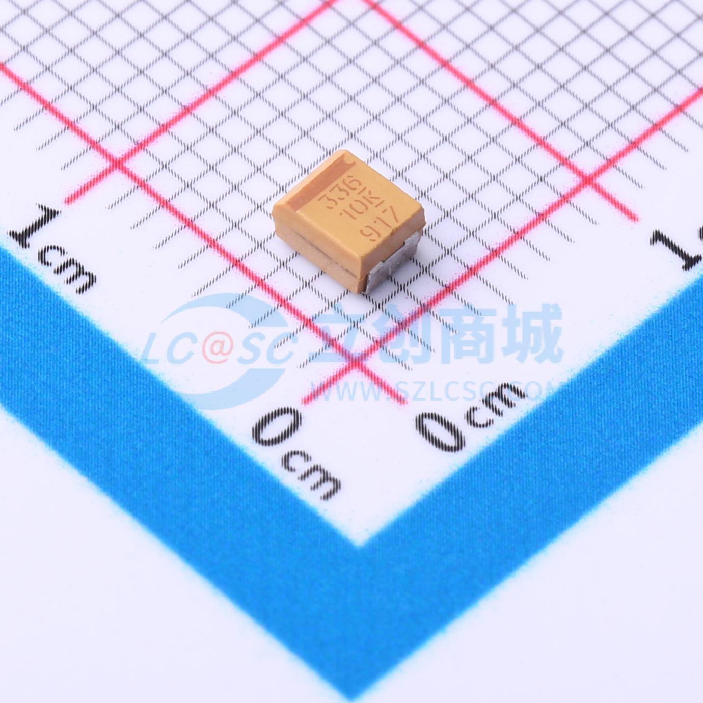 点击查看大图 T491B336M010AT实物图