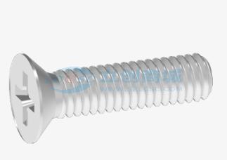天宝，十字槽沉头螺钉，GB819-76，M4x12，4.8级，蓝白锌工业品【价格