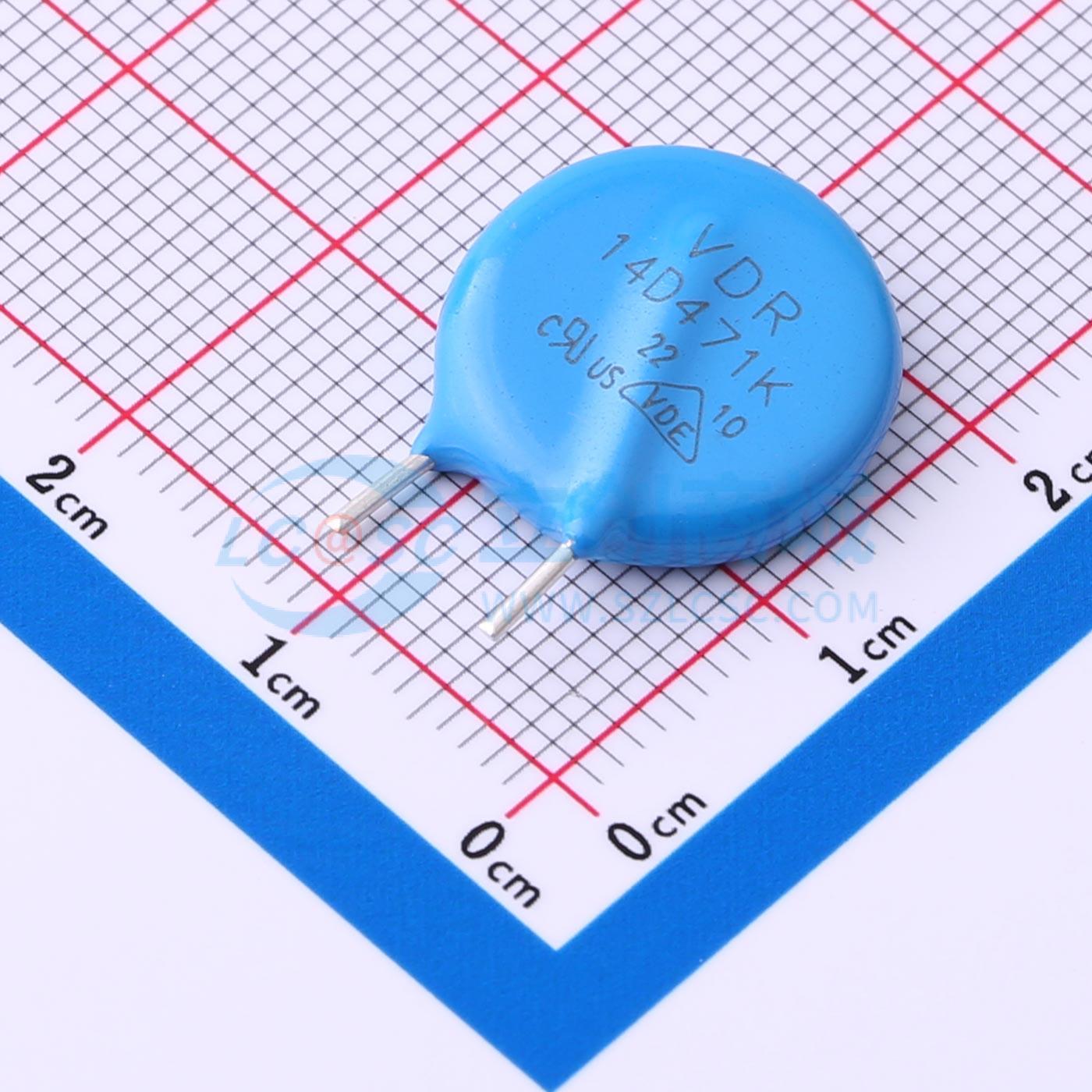 点击查看大图 VDR-14D471K3.5实物图