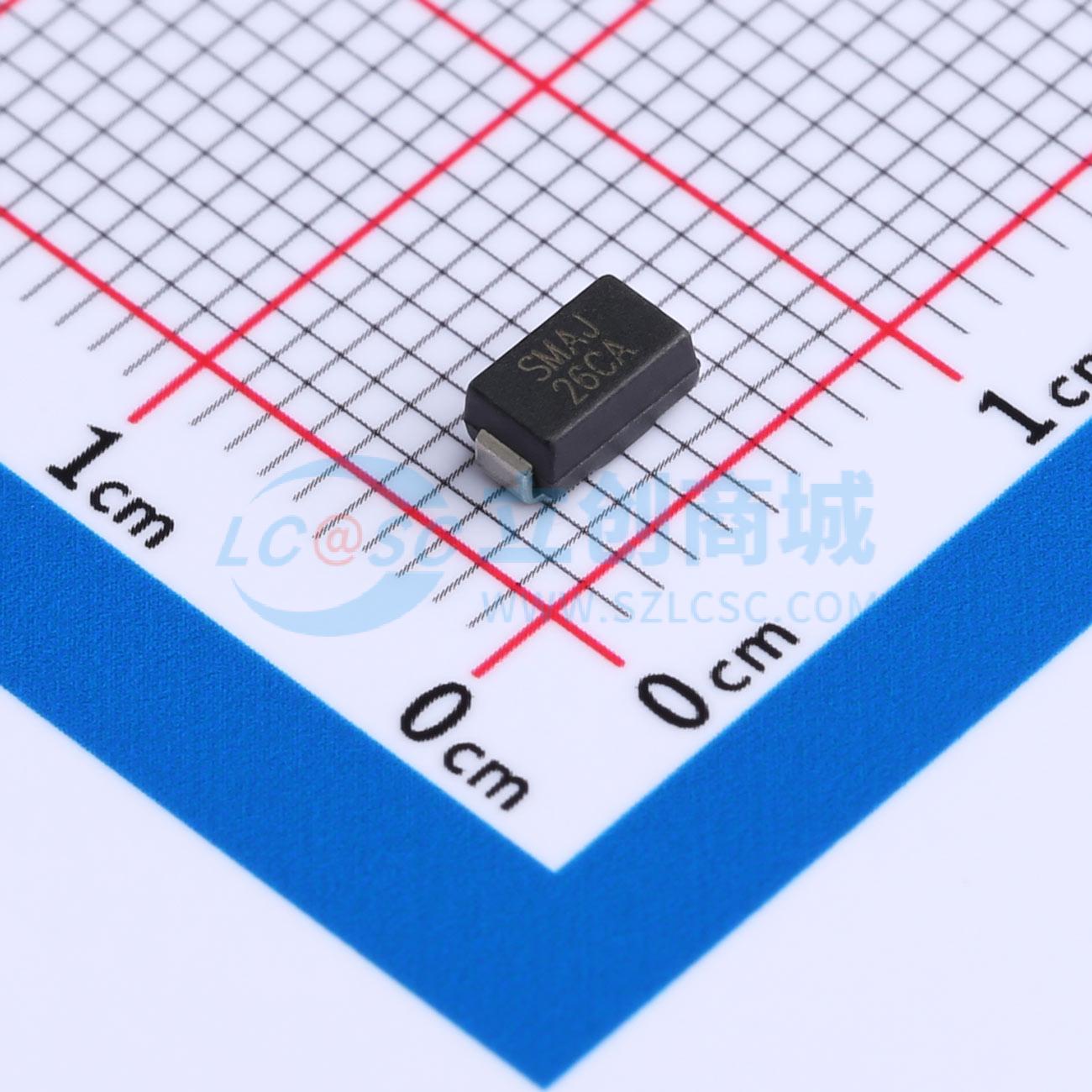 点击查看大图 SMAJ26CA实物图