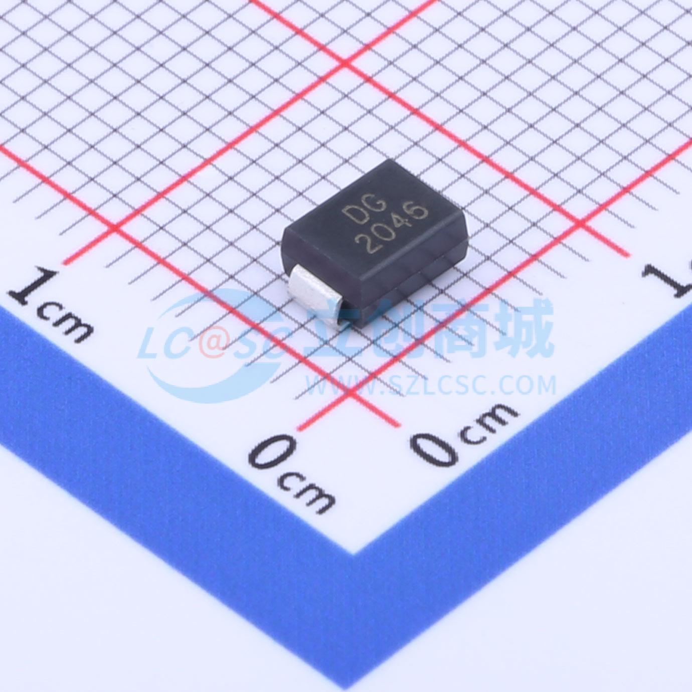 点击查看大图 SMBJ58CA实物图