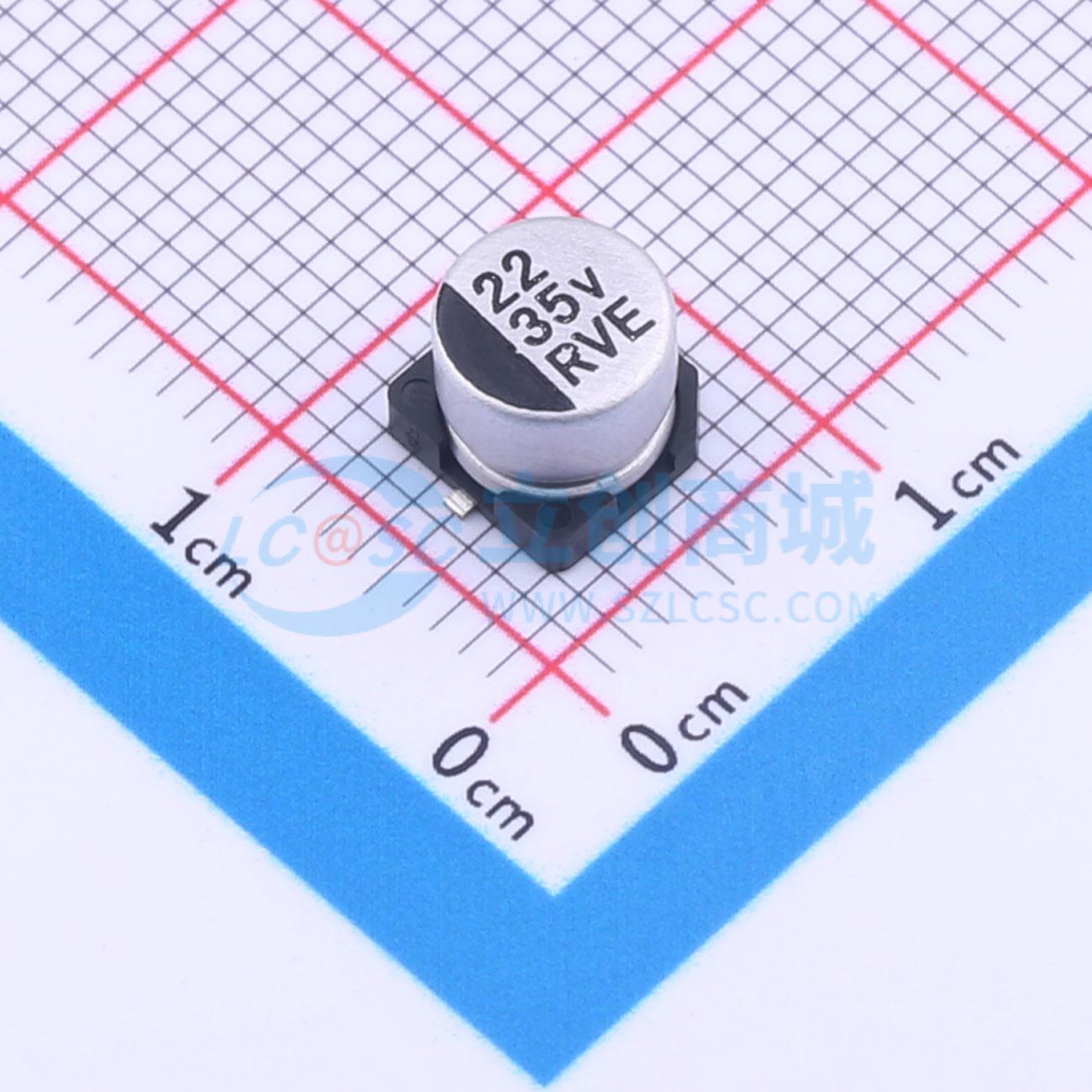 点击查看大图 RVE1V220M0605实物图