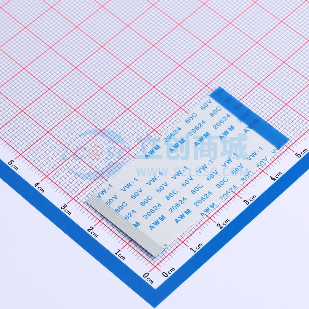 点击查看大图 FC-0.5A-50P-50mm实物图