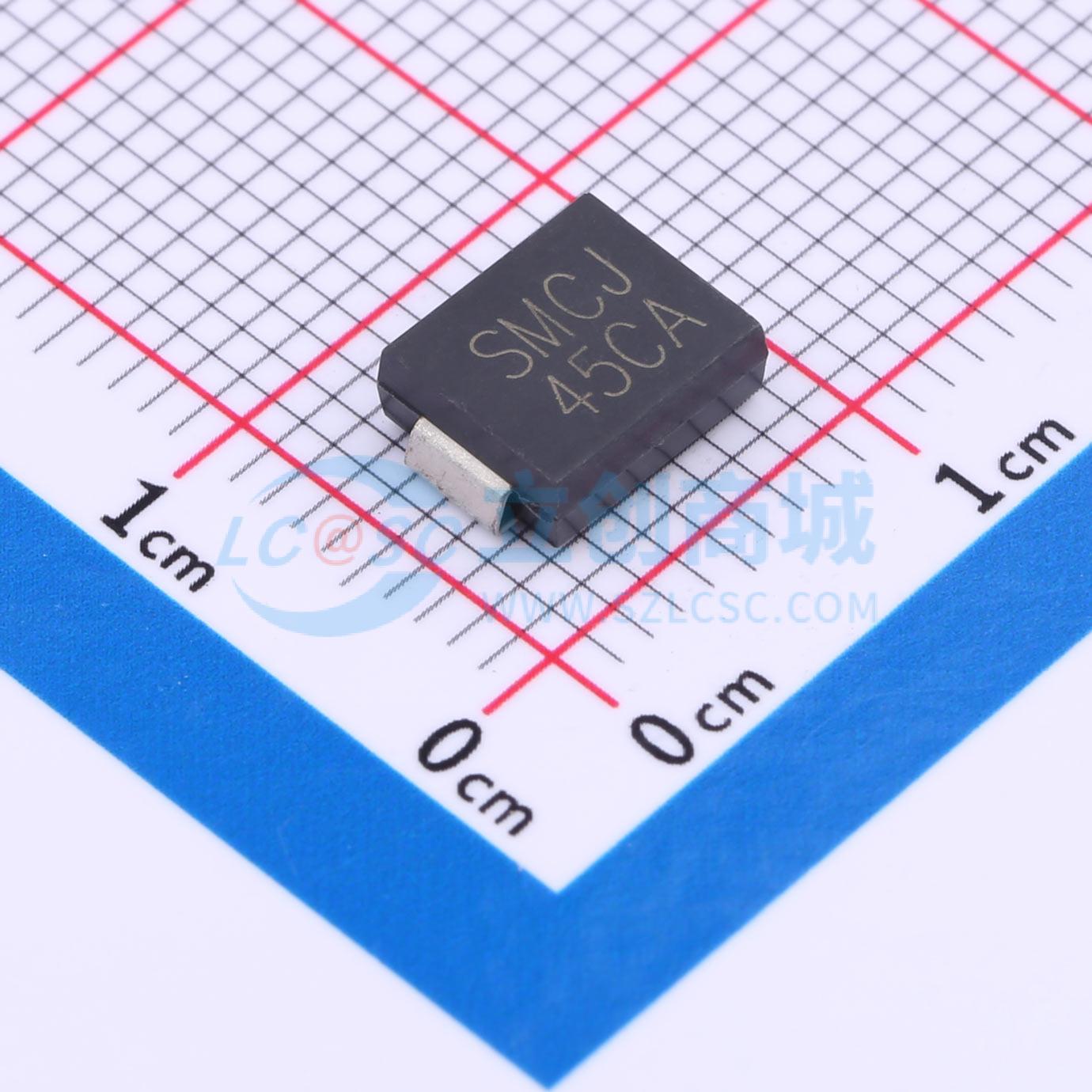 点击查看大图 SMCJ45CA实物图