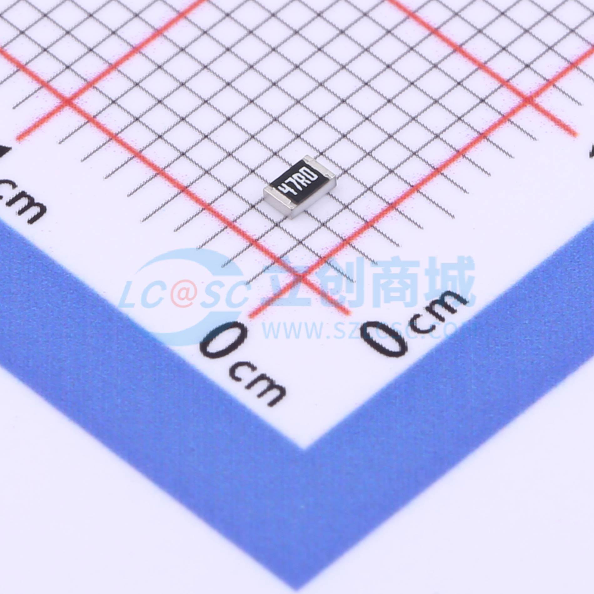 点击查看大图 SC0805F47R0F4ANRH实物图