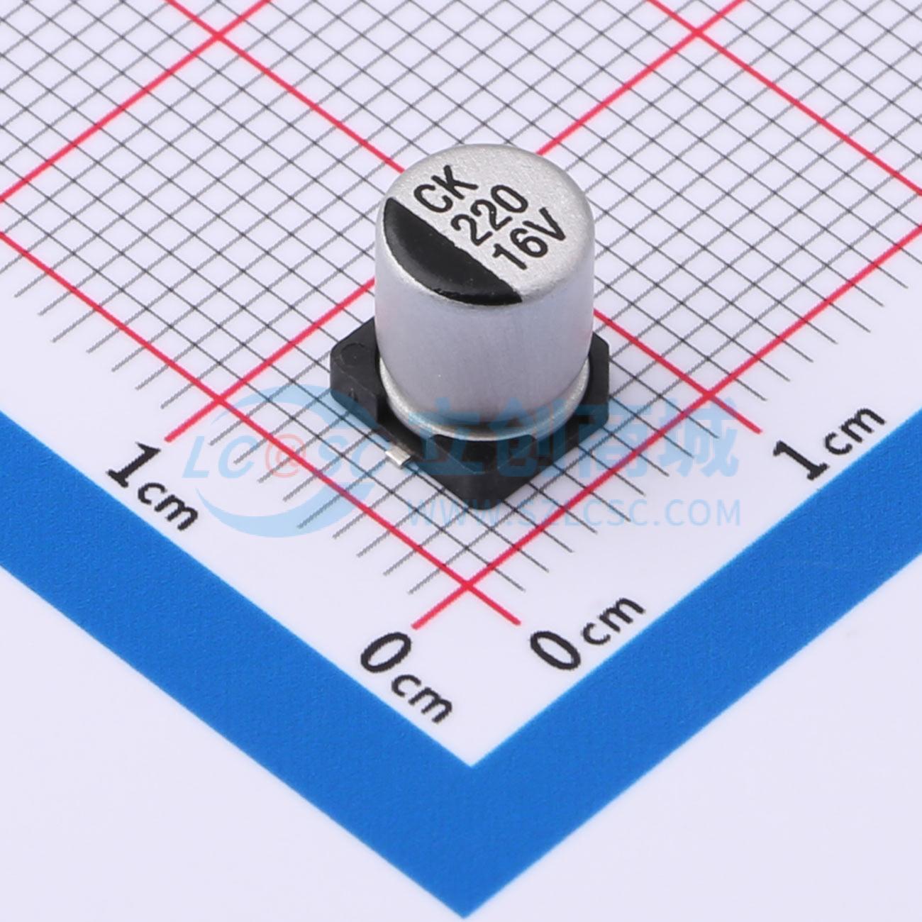 点击查看大图 CK220UF16V167RV0142实物图