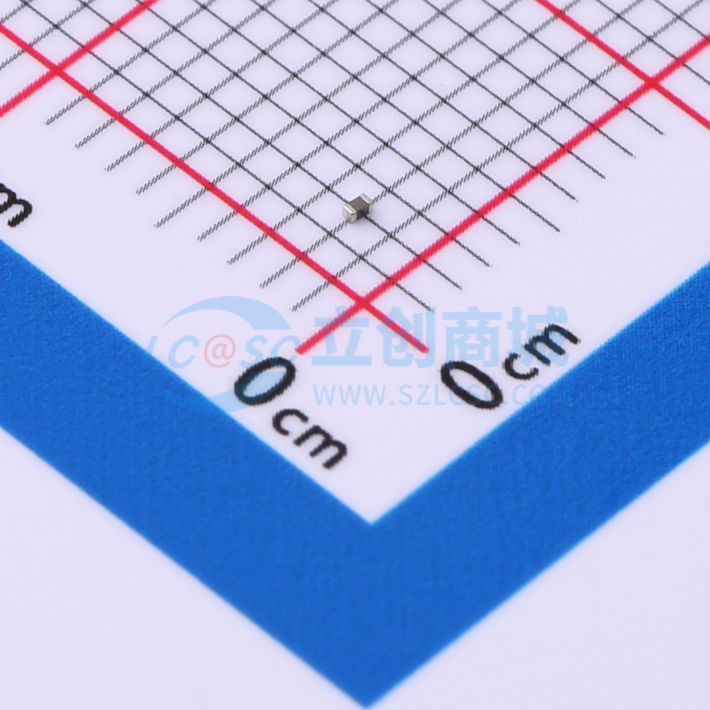 点击查看大图 CC0201MRX5R7BB105实物图