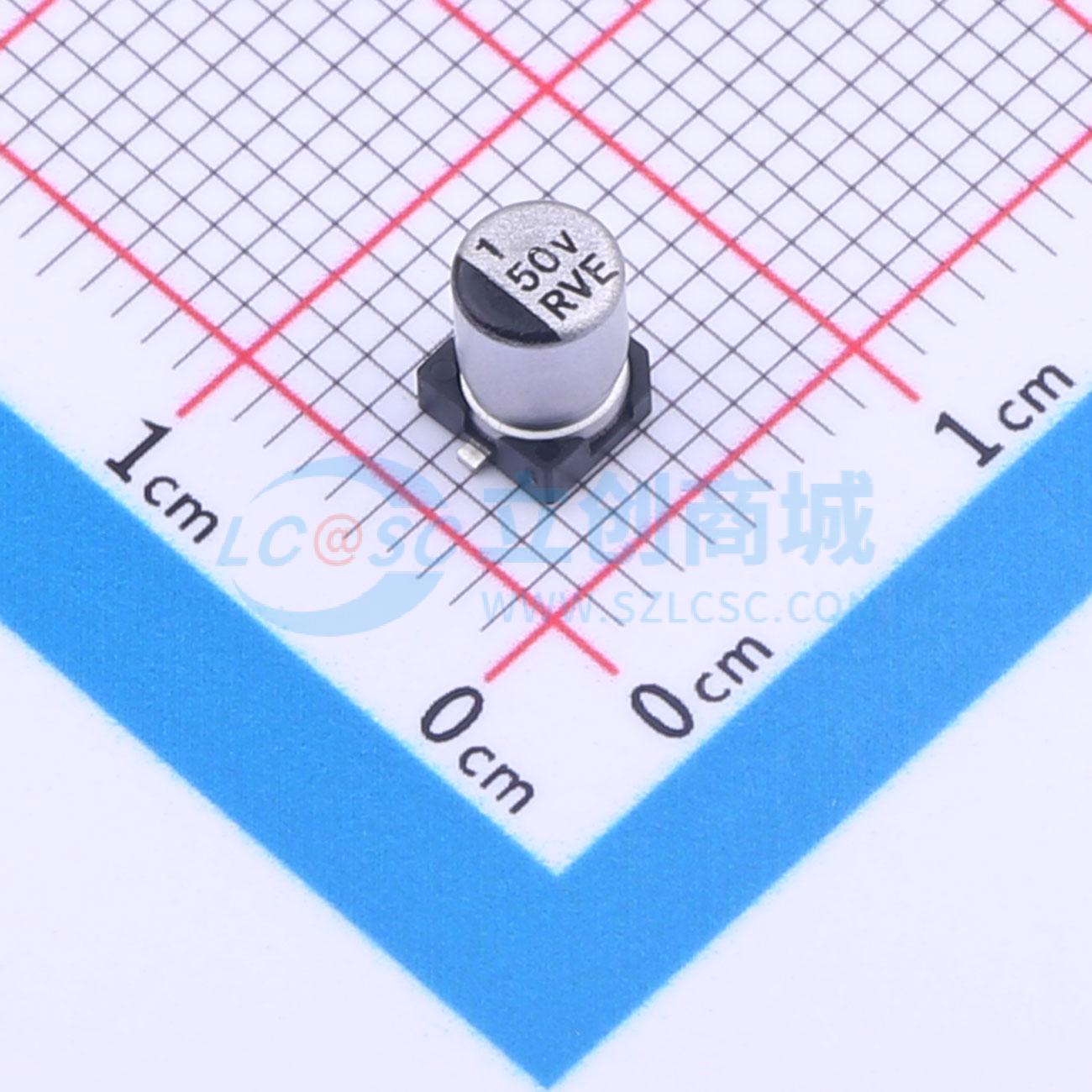 点击查看大图 RVE1H1R0M0405实物图