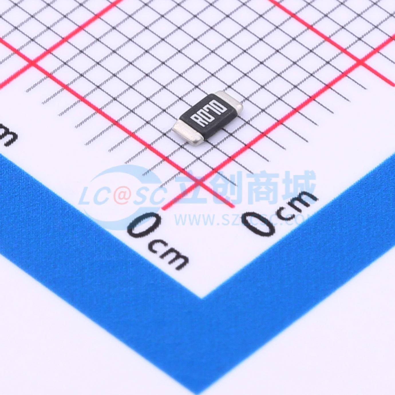 点击查看大图 HoLLR1206-1W-70mR-1%实物图