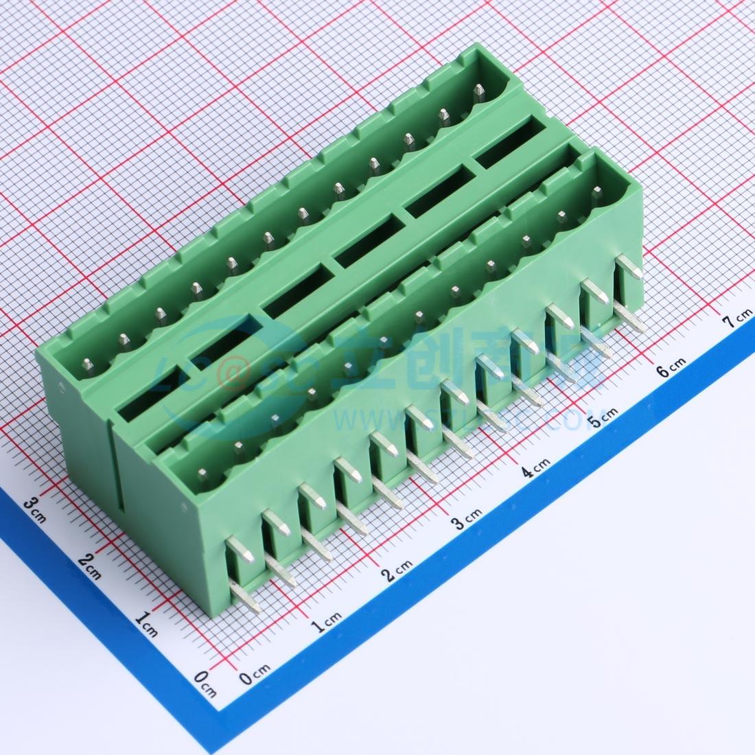 点击查看大图 DB2ERH-5.08-2*12P-GN实物图