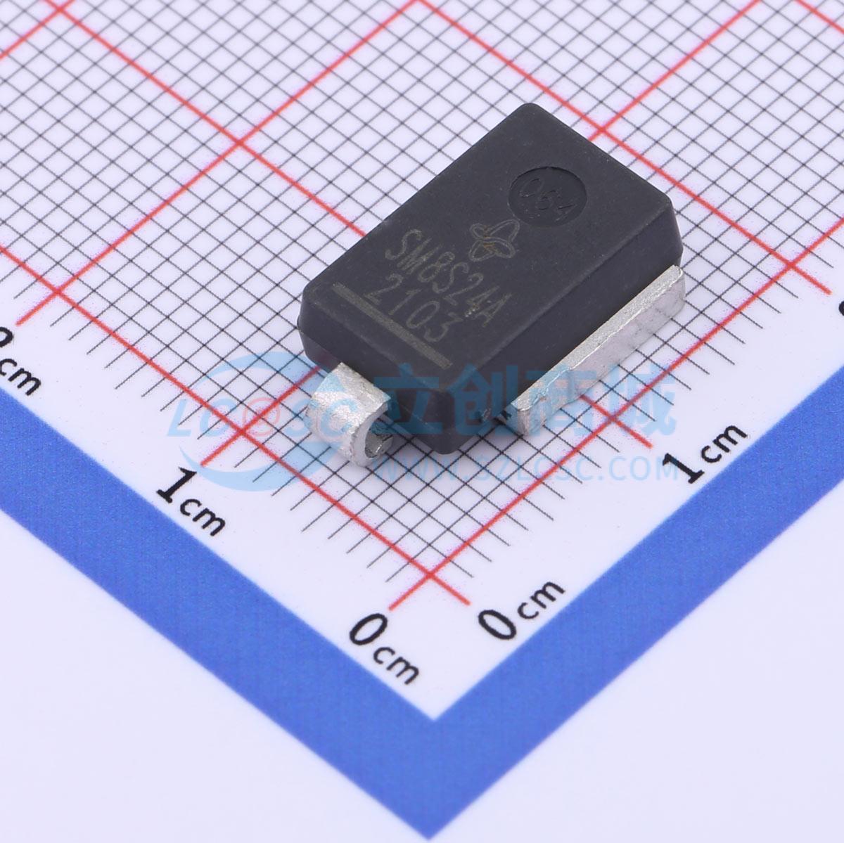 点击查看大图 SM8S24AHE3_A/I实物图