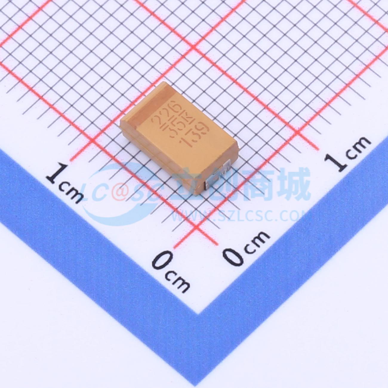 点击查看大图 T491D226M035AT实物图