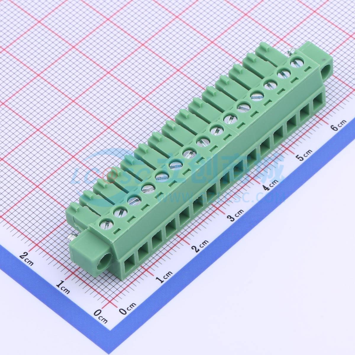 点击查看大图 KF2EDGKM-3.81-15P实物图