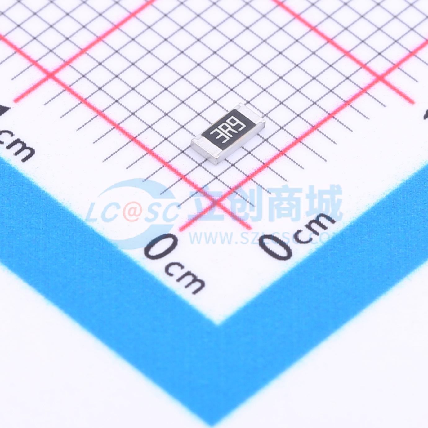 点击查看大图 FRC1206J3R9 TS实物图