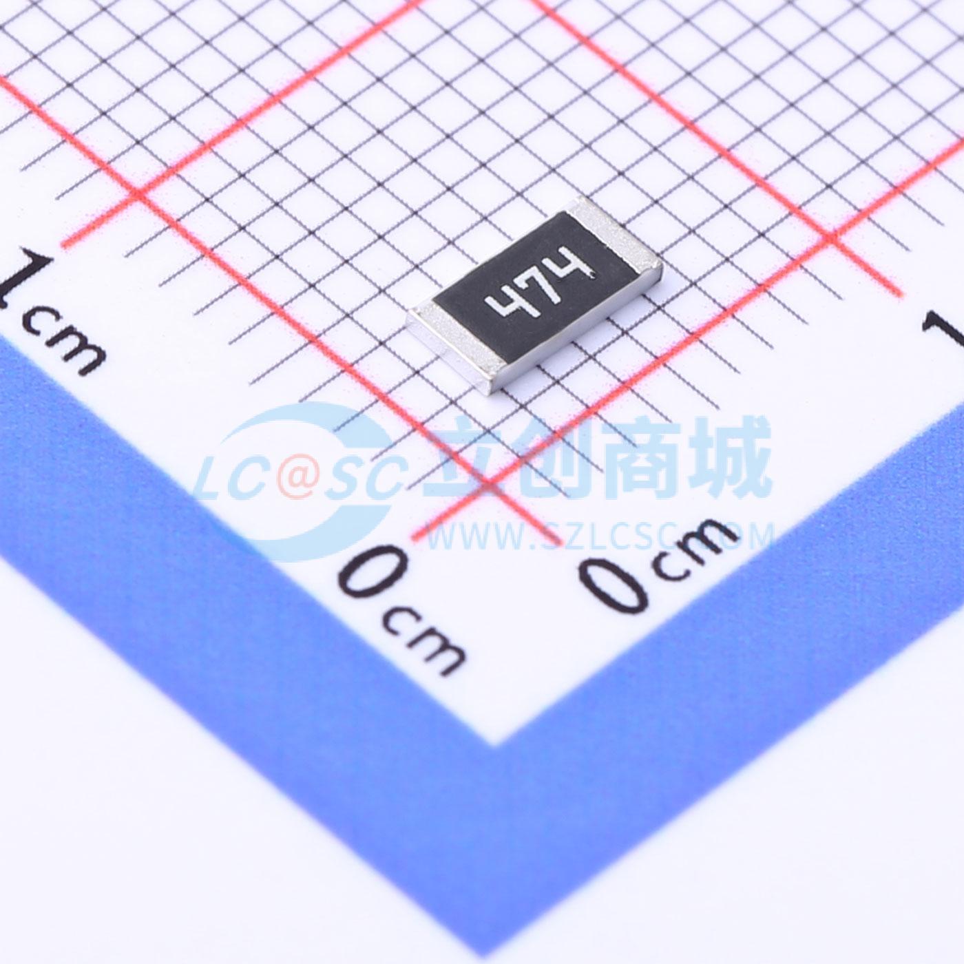点击查看大图 FRC2010J474 TS实物图