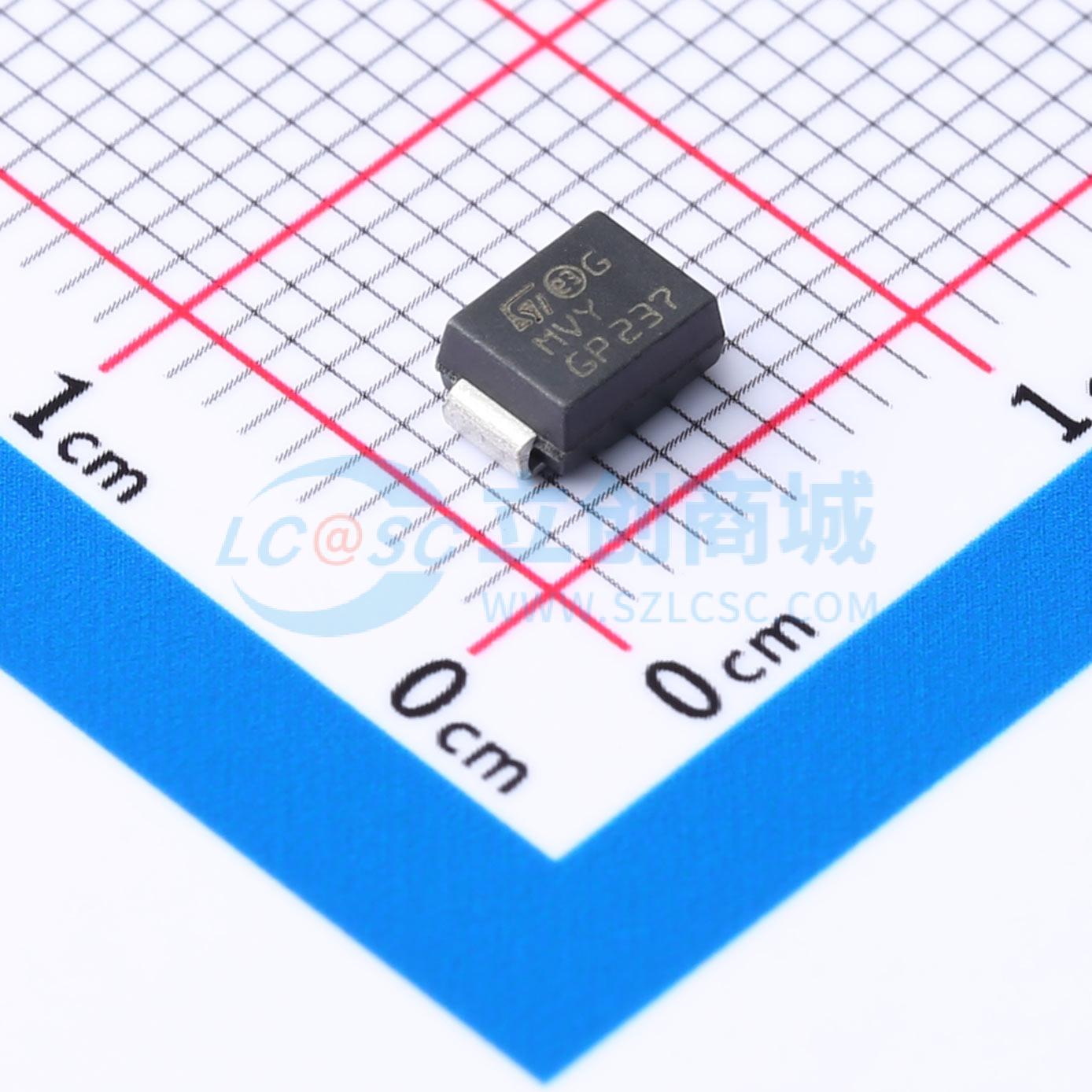 点击查看大图 SM6T36CAY实物图