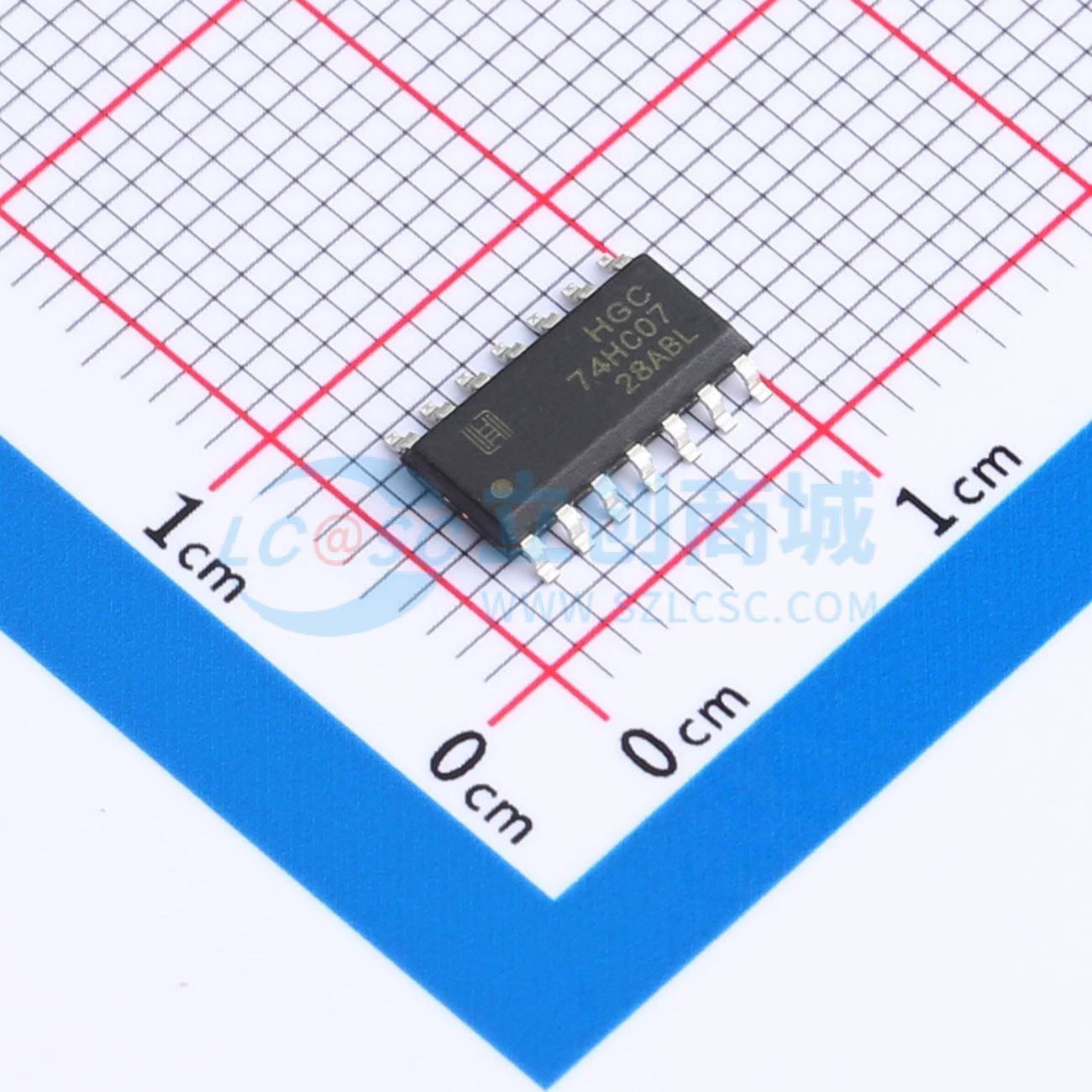点击查看大图 74HC07DRG实物图