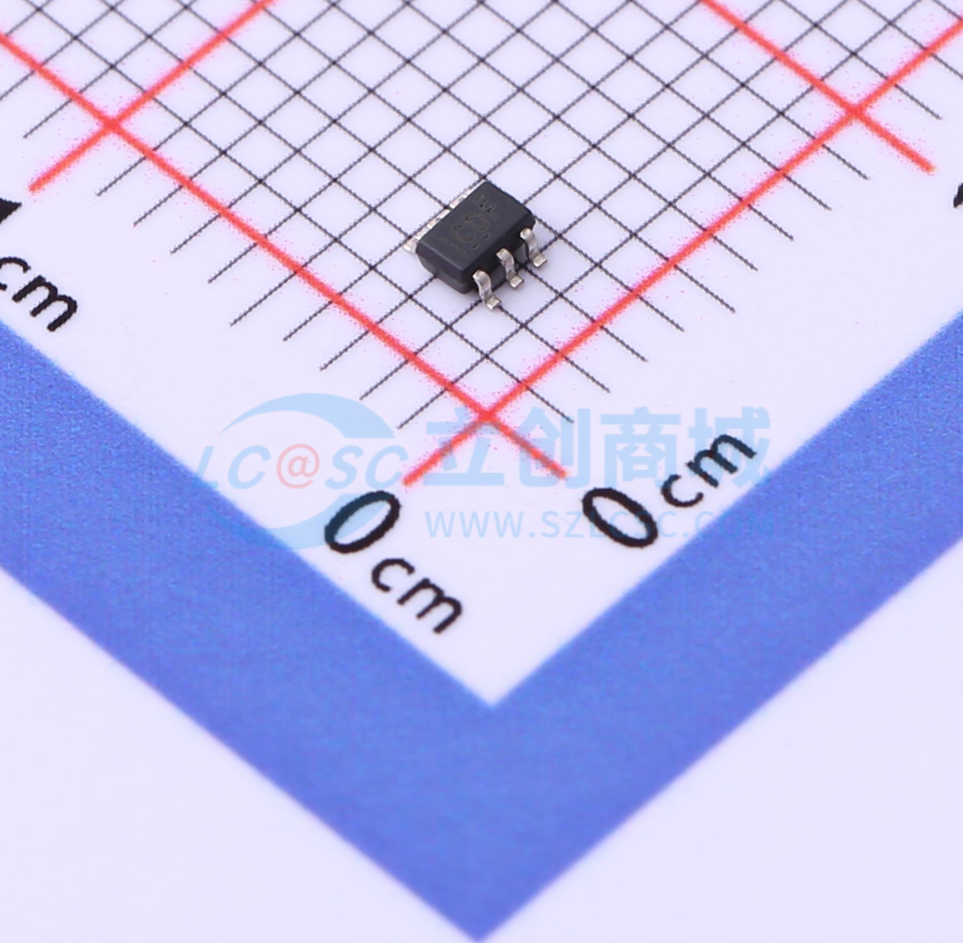 SN74LVC2GU04DCKT实物图