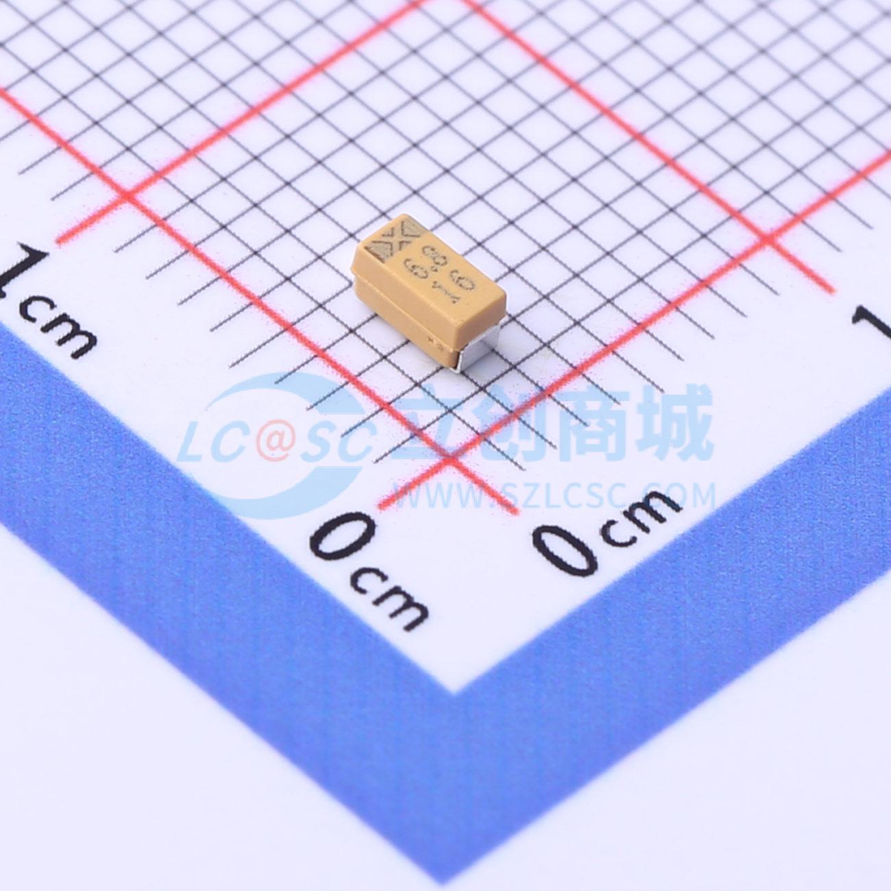 CA45A-A-16V-6.8UF-K实物图
