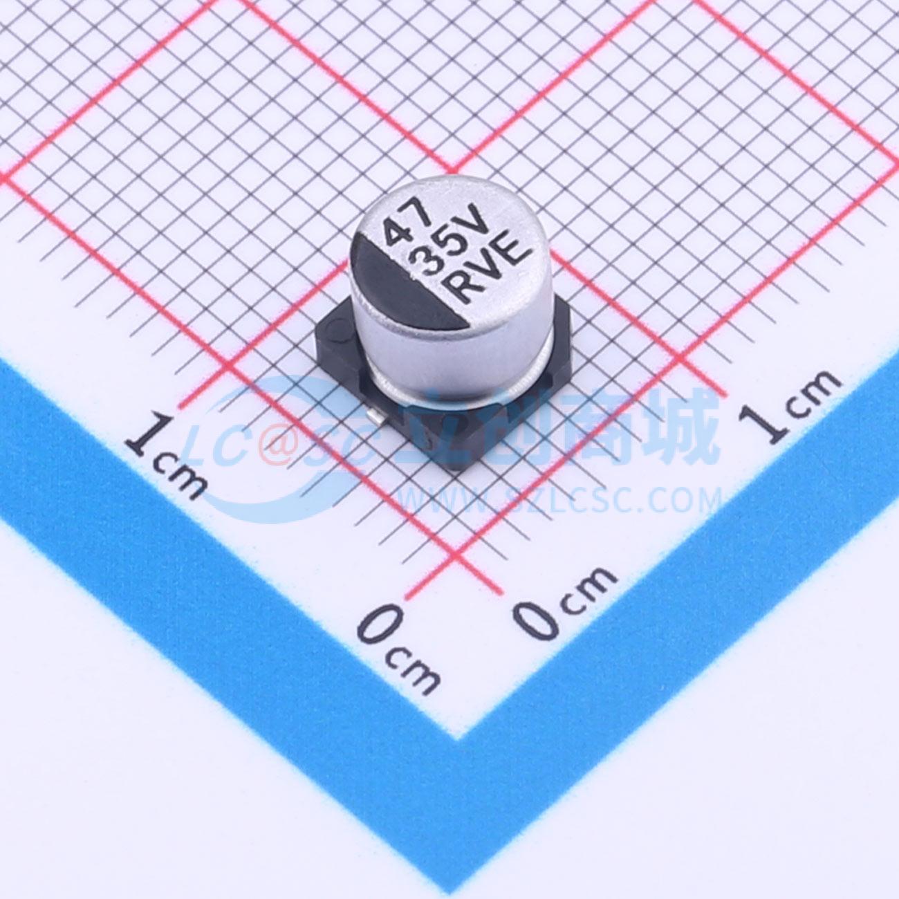 点击查看大图 RVE1V470M0605实物图