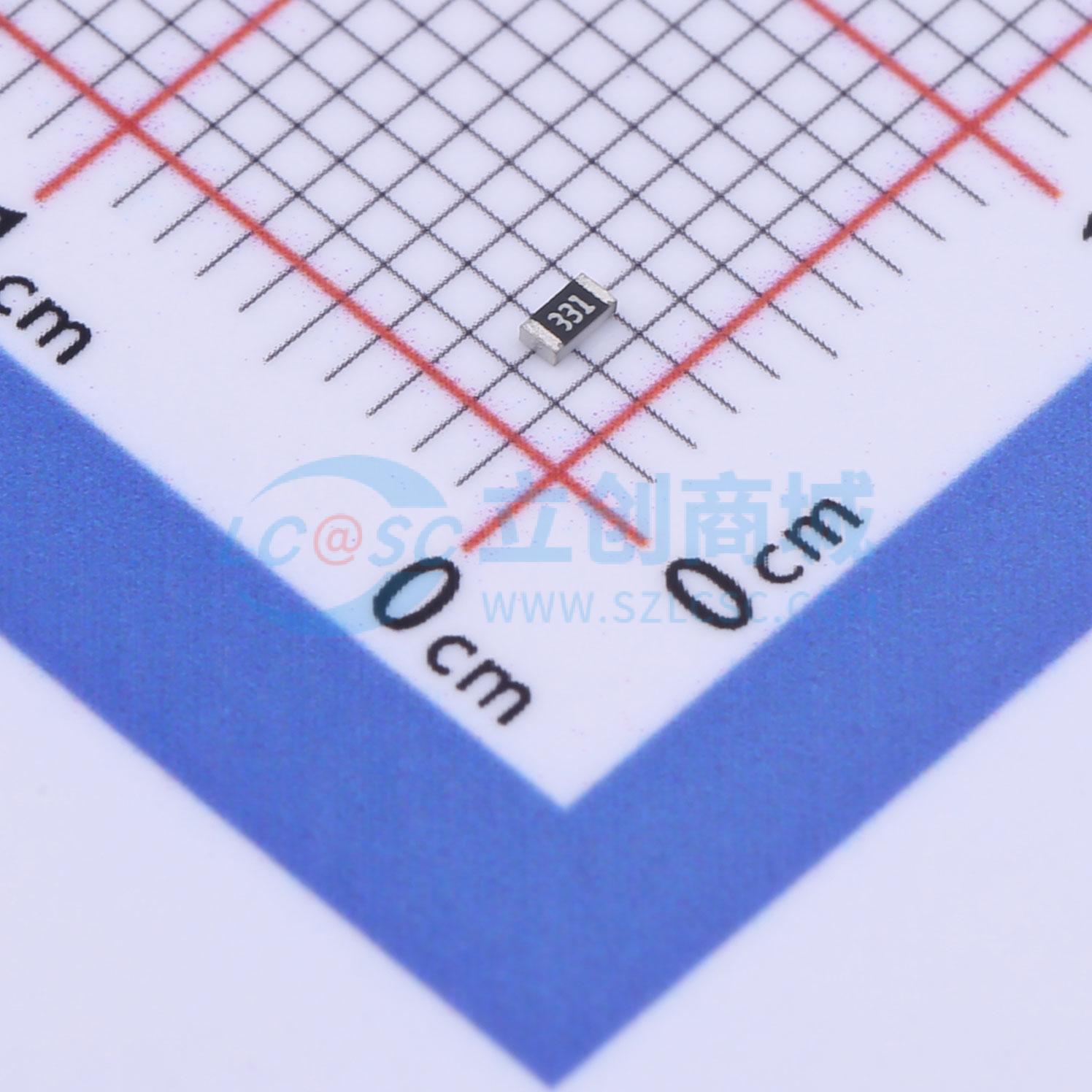 点击查看大图 SCR0603J330R实物图