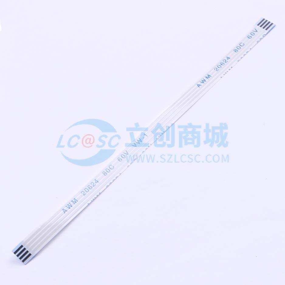 点击查看大图 KH-FFC-A1.0-4P-100MM实物图