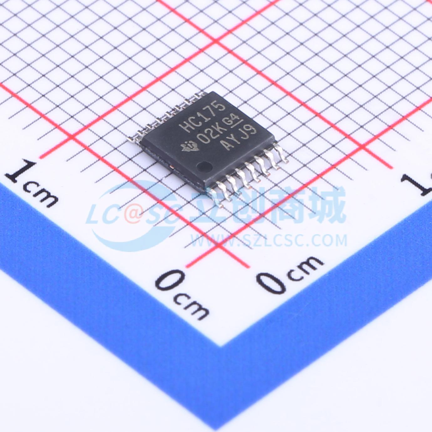 点击查看大图 SN74HC175PWR实物图