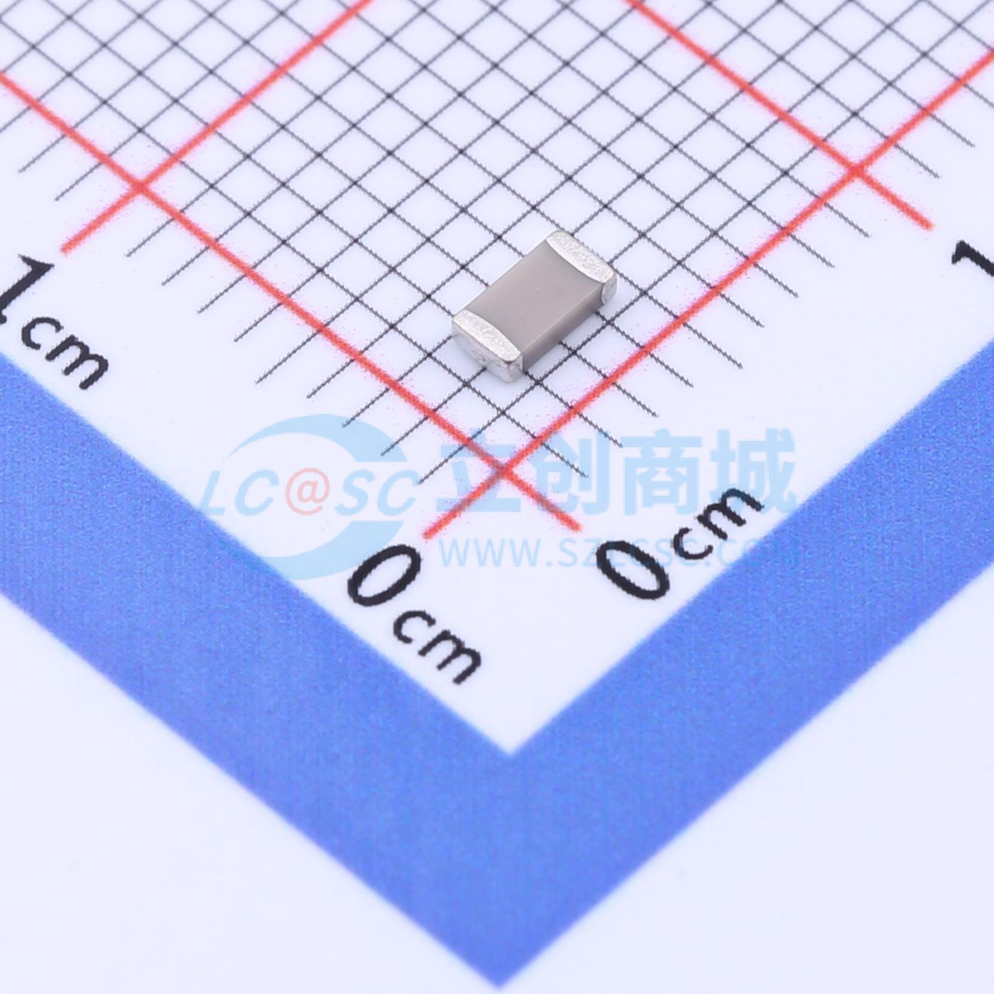 点击查看大图 TCC1206X7R101K202DT实物图