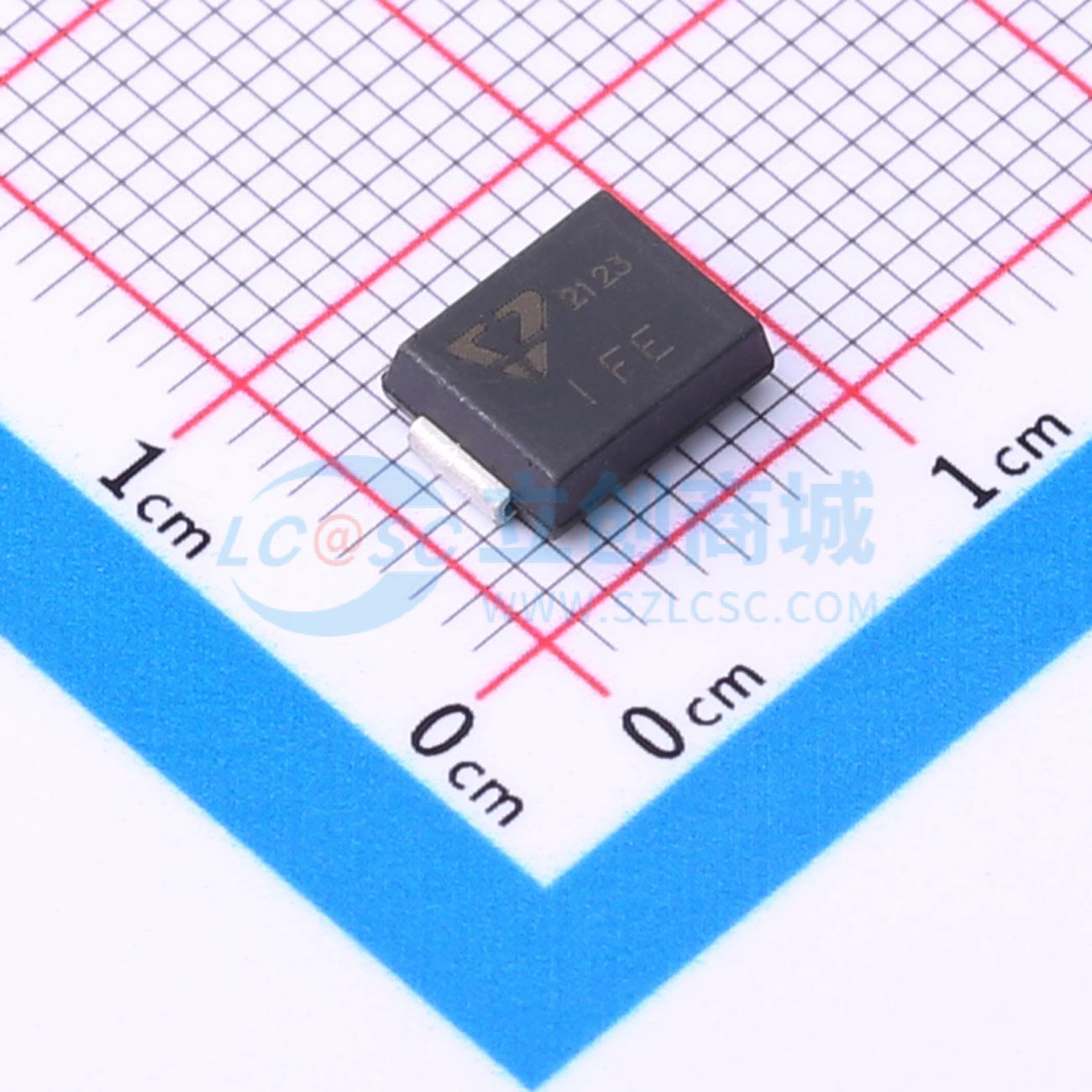 点击查看大图 SMDJ26CA实物图