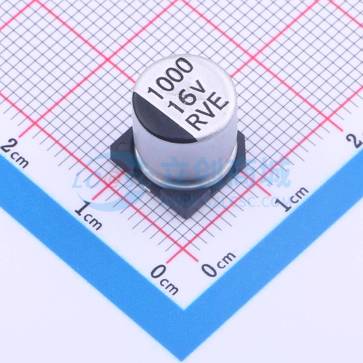 点击查看大图 RVE1C102M1010实物图