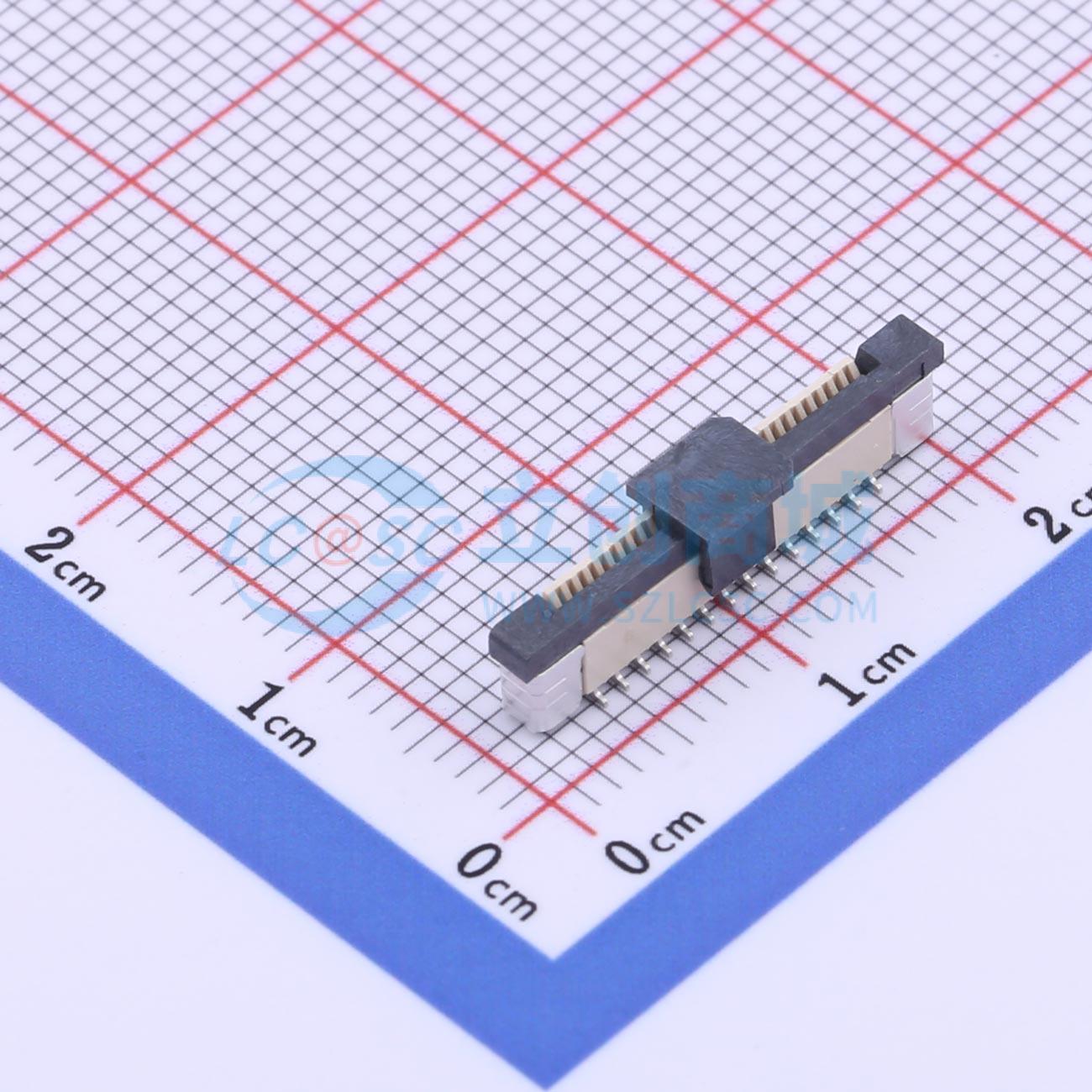 点击查看大图 KH-FPC0.5-H5.0-28P-LTQB实物图