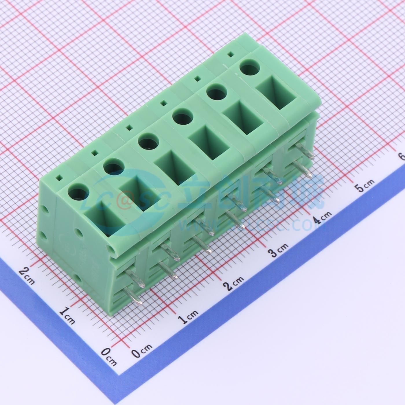 点击查看大图 KF105R-7.5-6P实物图