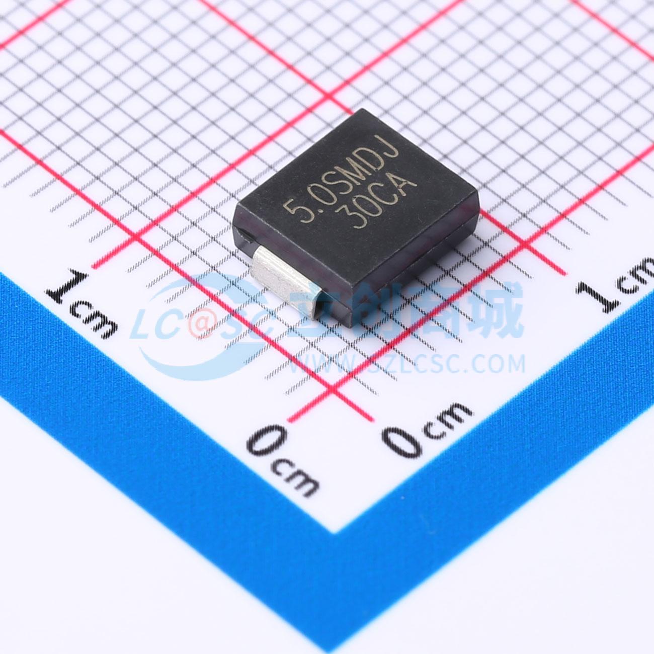 点击查看大图 5.0SMDJ30CA实物图