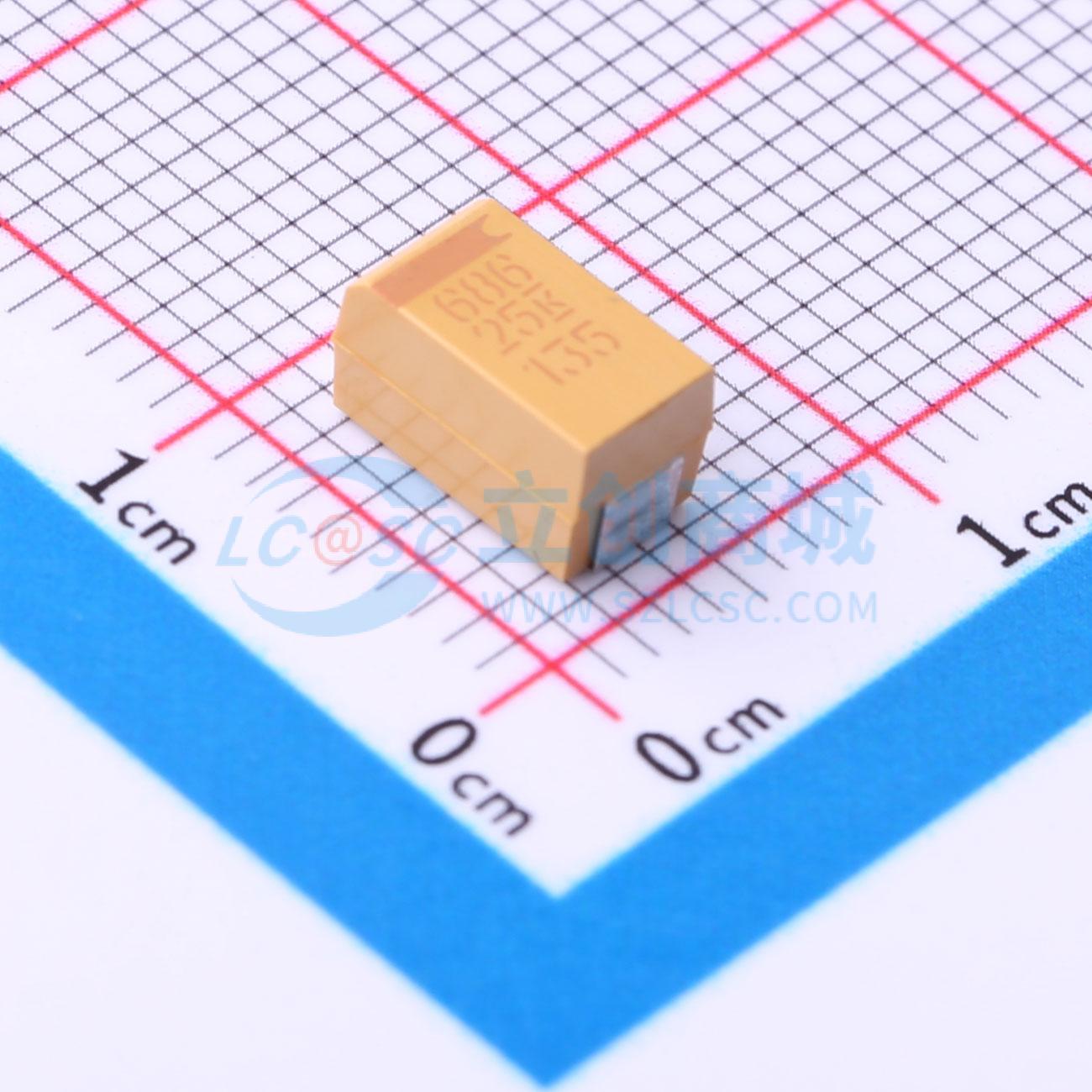 点击查看大图 T495X686K025ATE150实物图