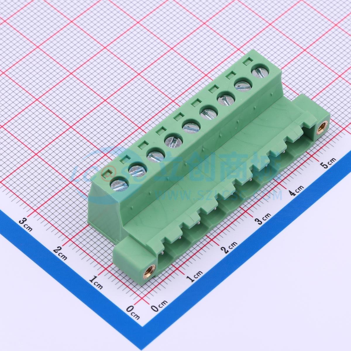 点击查看大图 DB2EKRP-5.08-9P-GN-S实物图