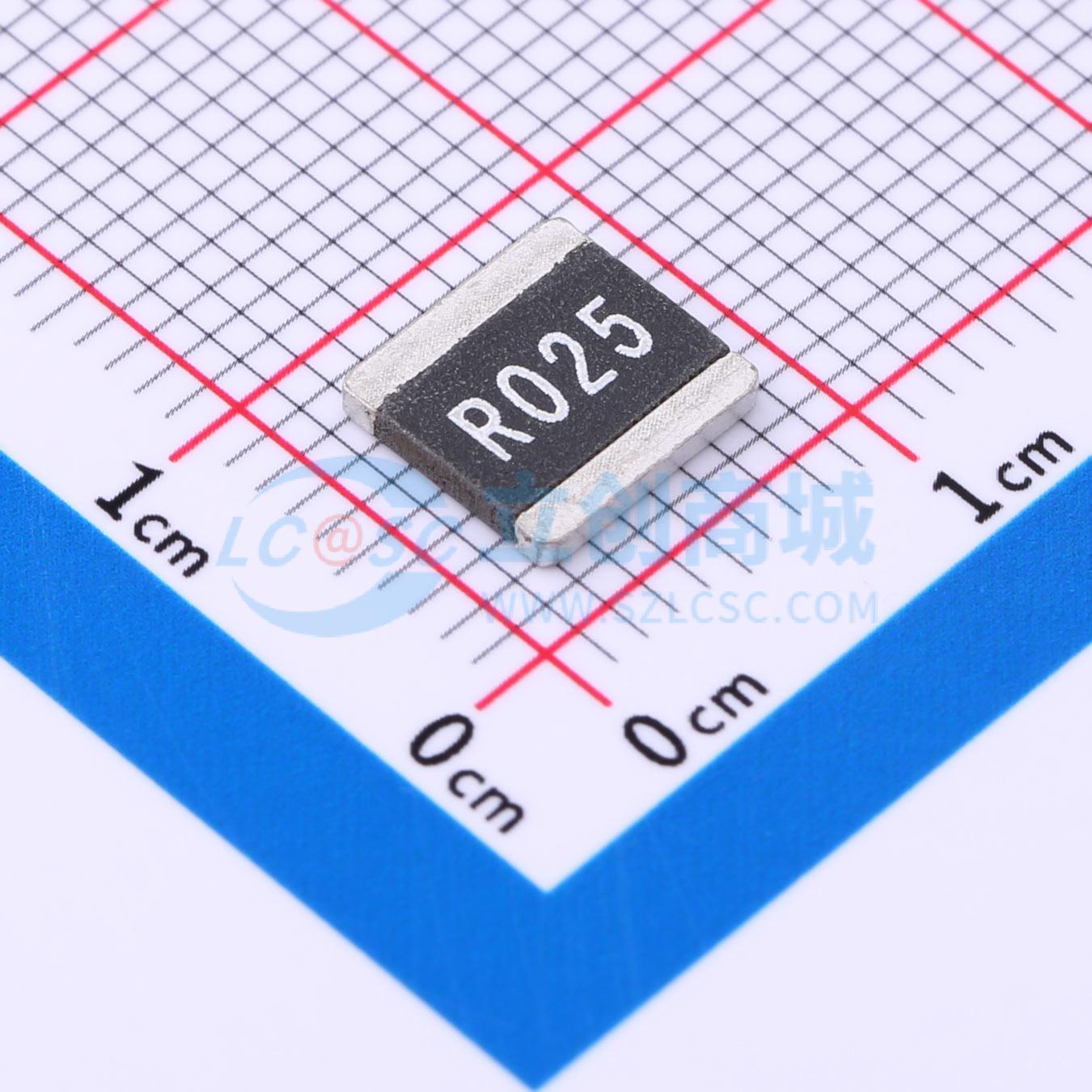 点击查看大图 HoLR2728D-4W-25mR-1%实物图