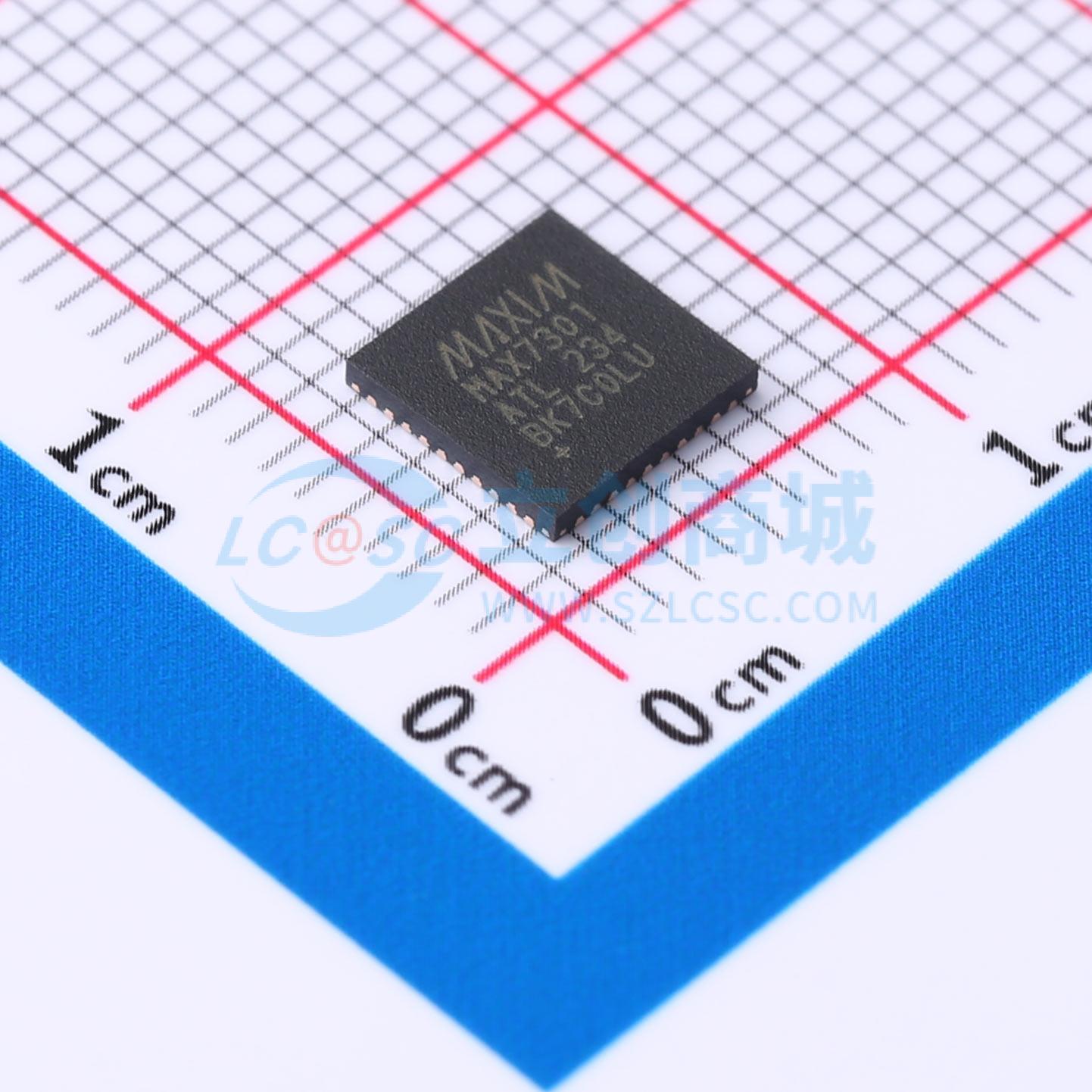 点击查看大图 MAX7301ATL+T实物图